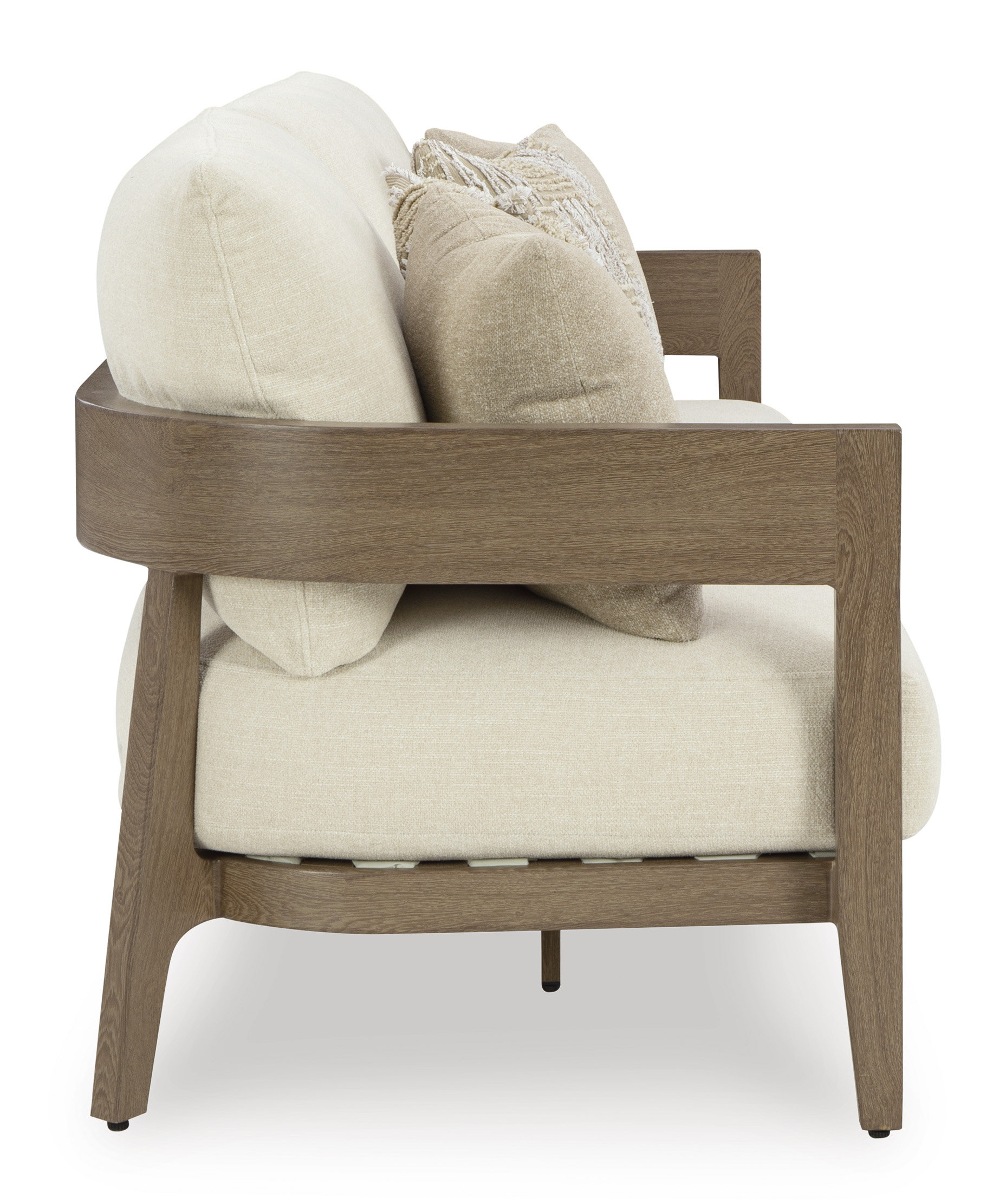 Serene Bay Aluminum/Polyester Sofa with Cushion