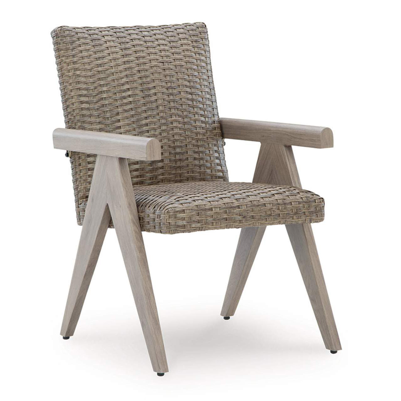 Cliff Trails 2-Piece Wicker/Aluminum Armchair