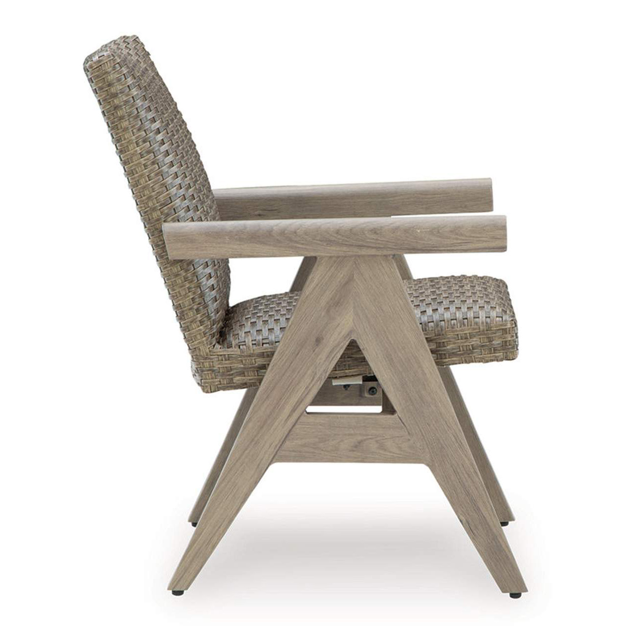 Cliff Trails 2-Piece Wicker/Aluminum Rocking Armchair