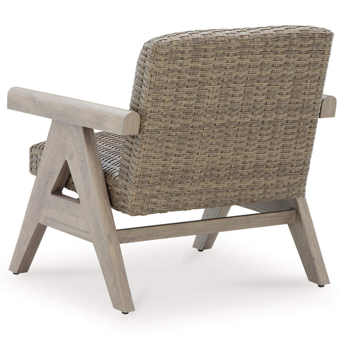 Cliff Trails Wicker/Aluminum Rocking Lounge Chair