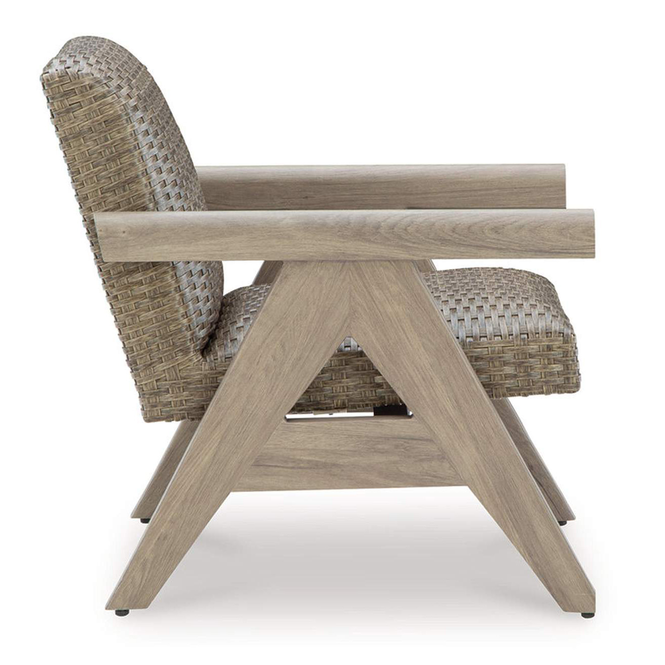Cliff Trails Wicker/Aluminum Rocking Lounge Chair