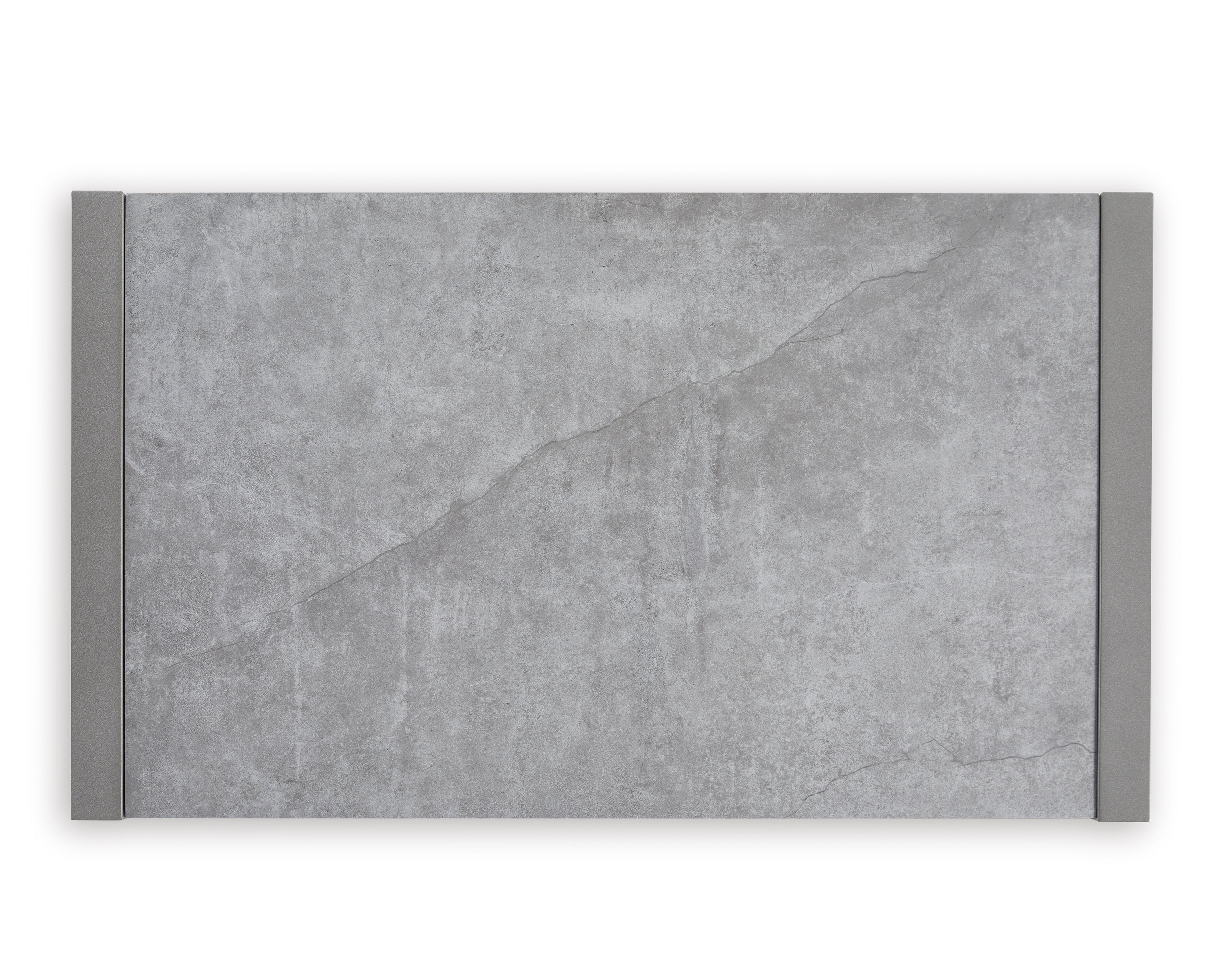 Hurley Park Rectangular Aluminum/Faux Stone Cocktail Table
