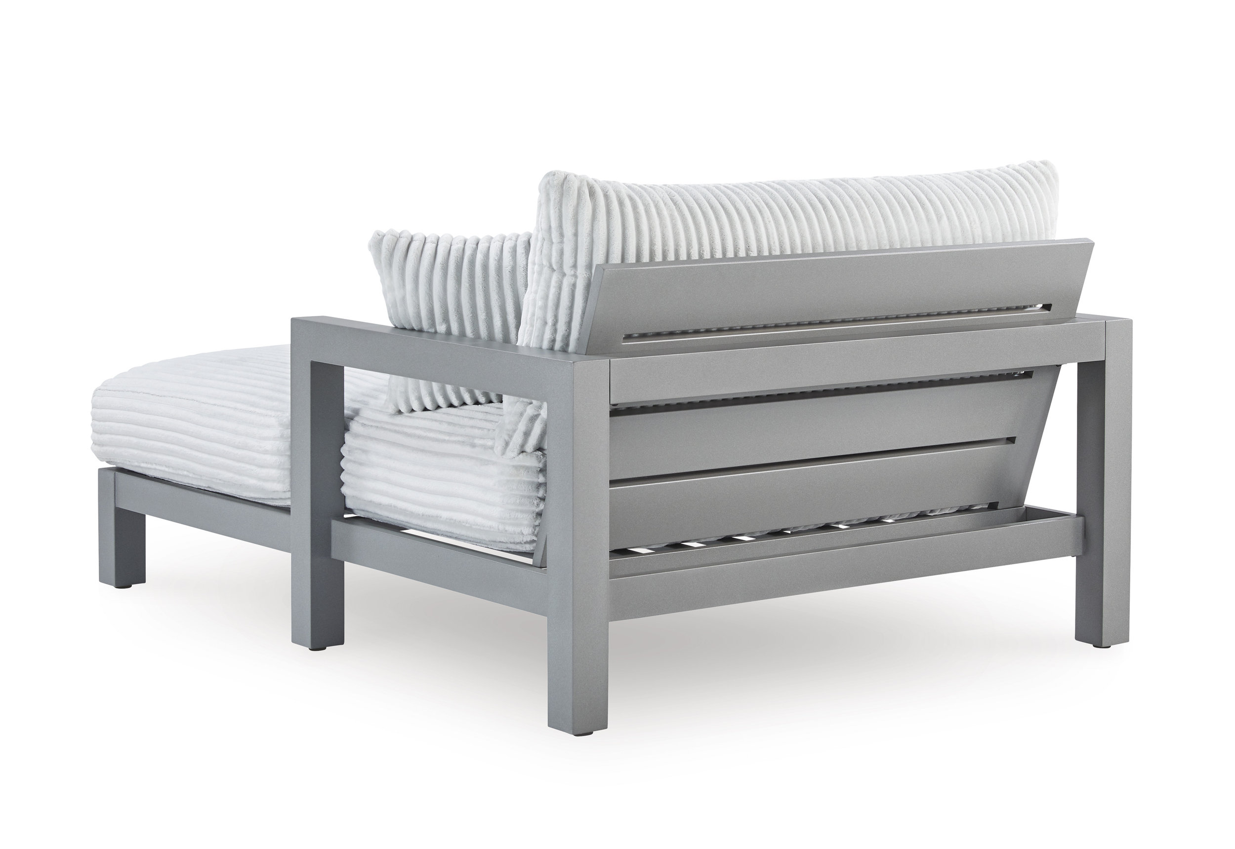 Hurley Park Aluminum/Polyester Chaise Lounge with Cushion