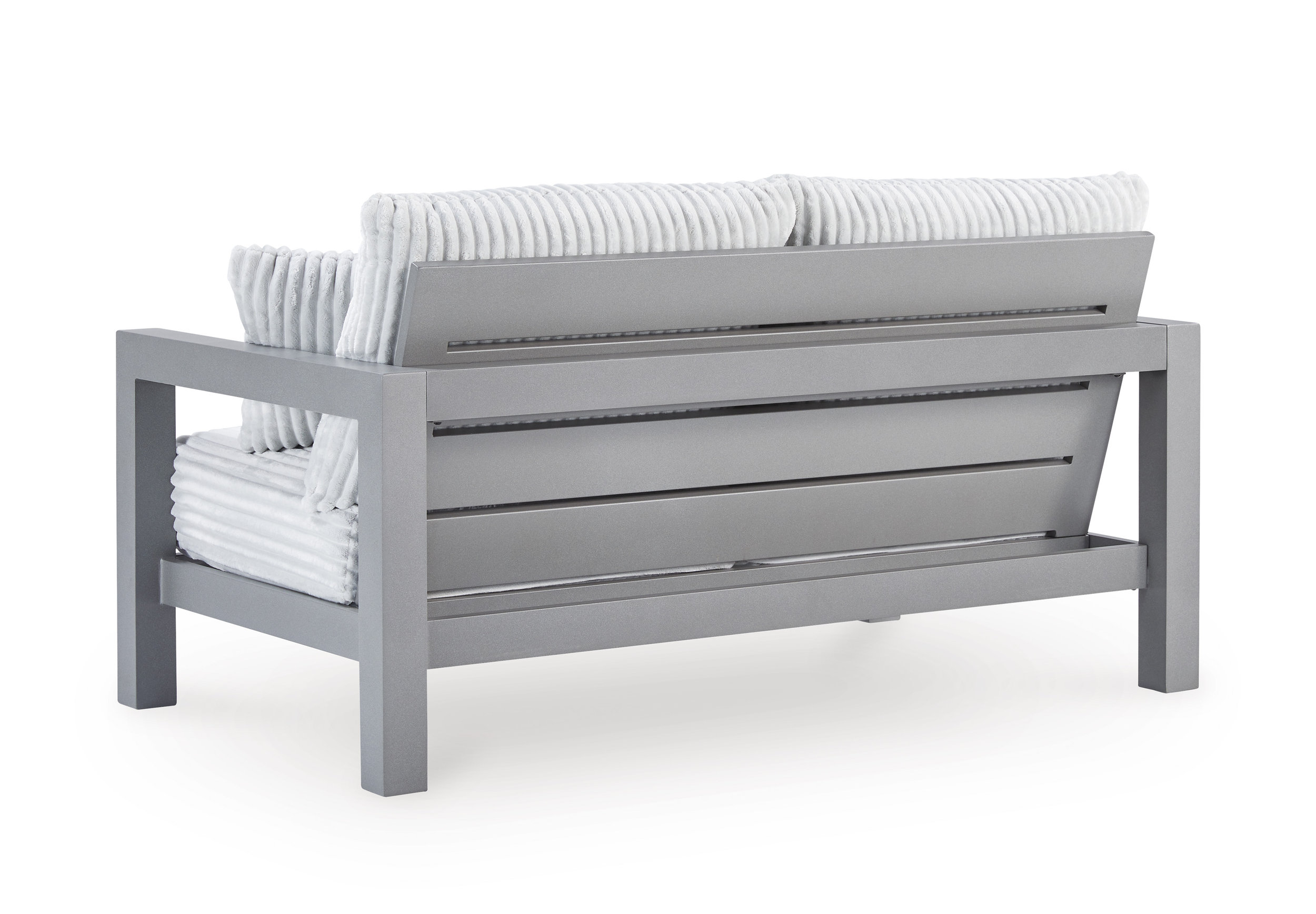 Hurley Park Aluminum/Polyester Loveseat with Cushion