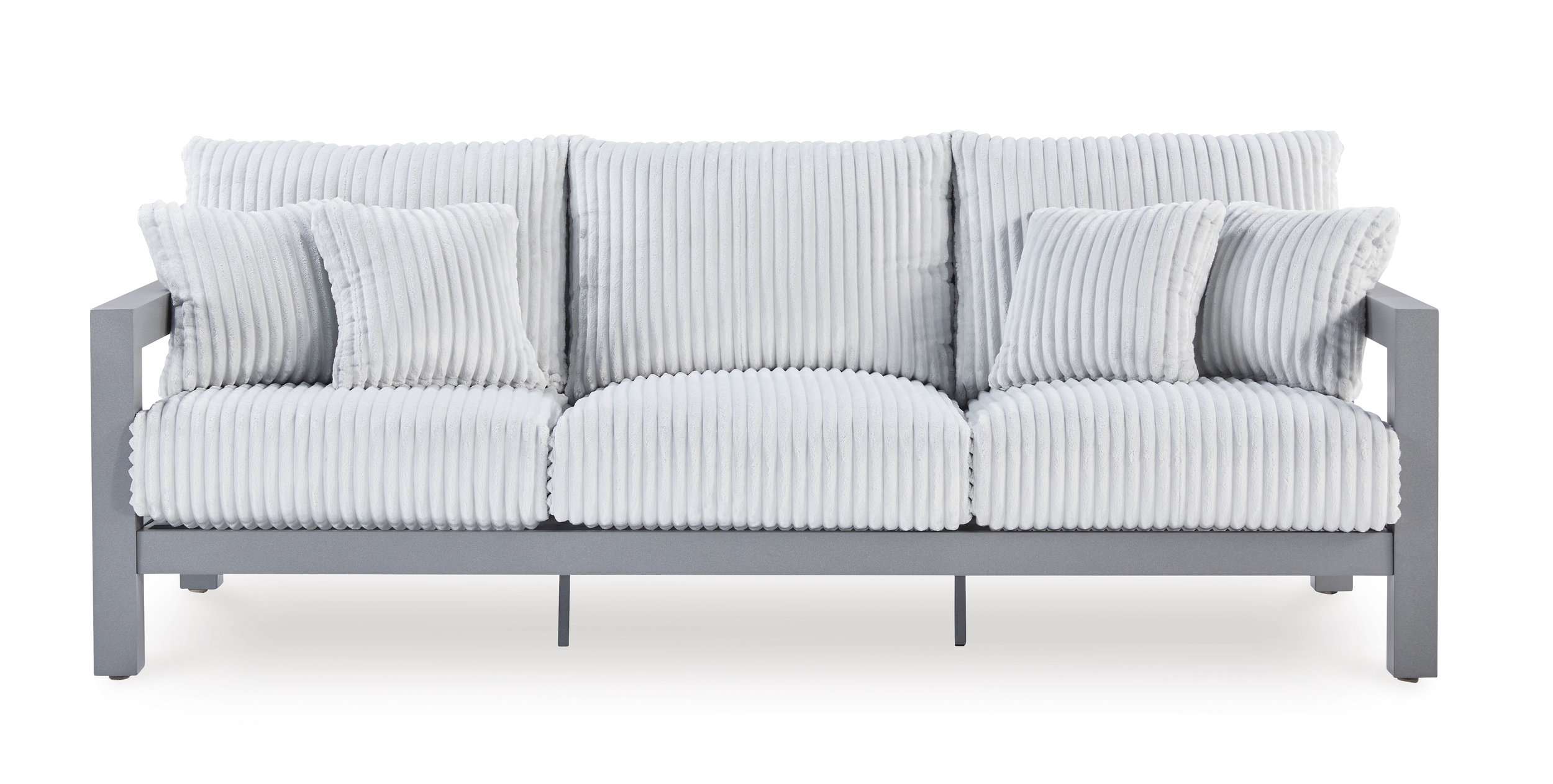 Hurley Park Aluminum/Polyester Sofa with Cushion