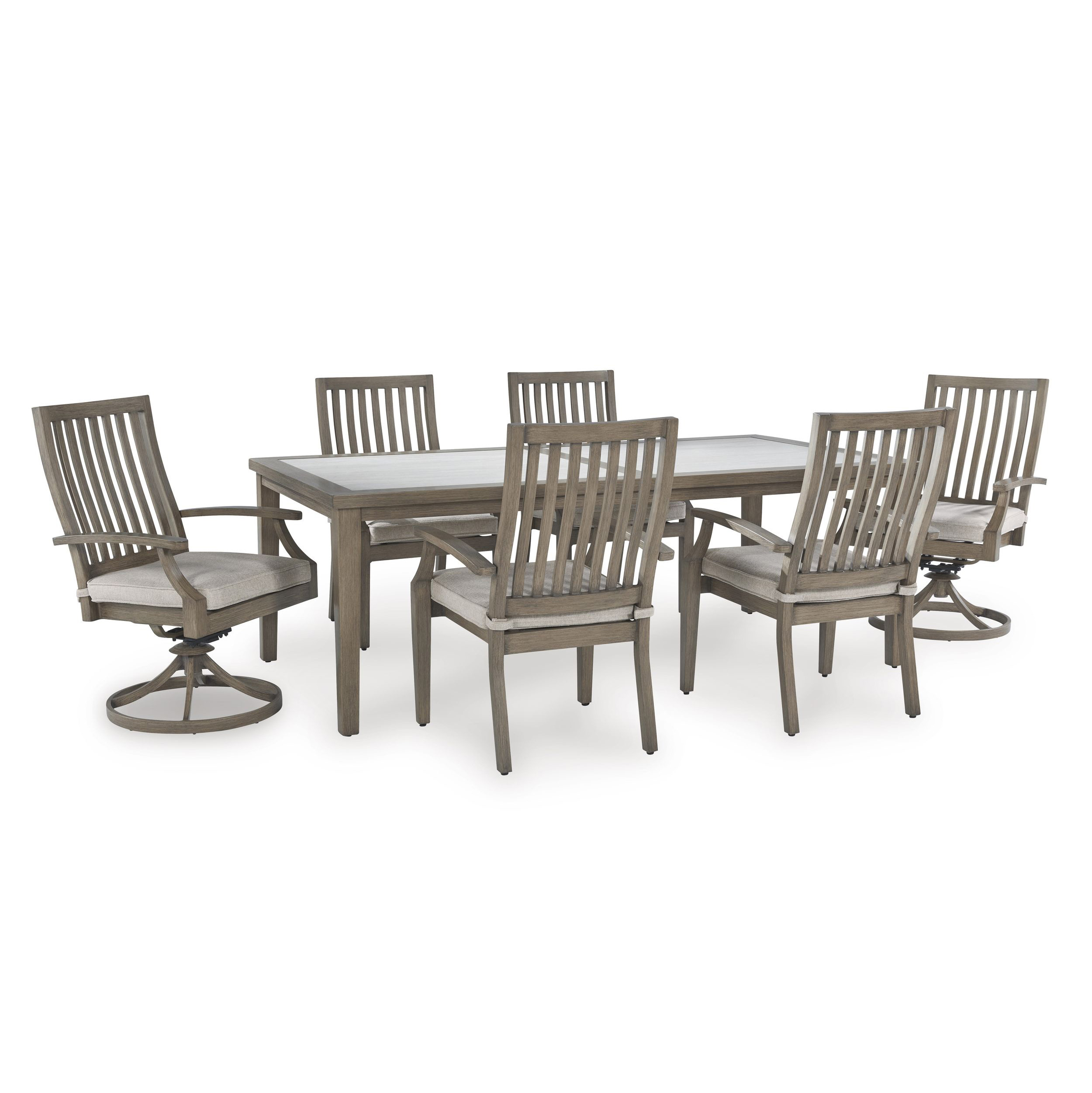 Rainier Ranch Aluminum Rectangular Dining Table