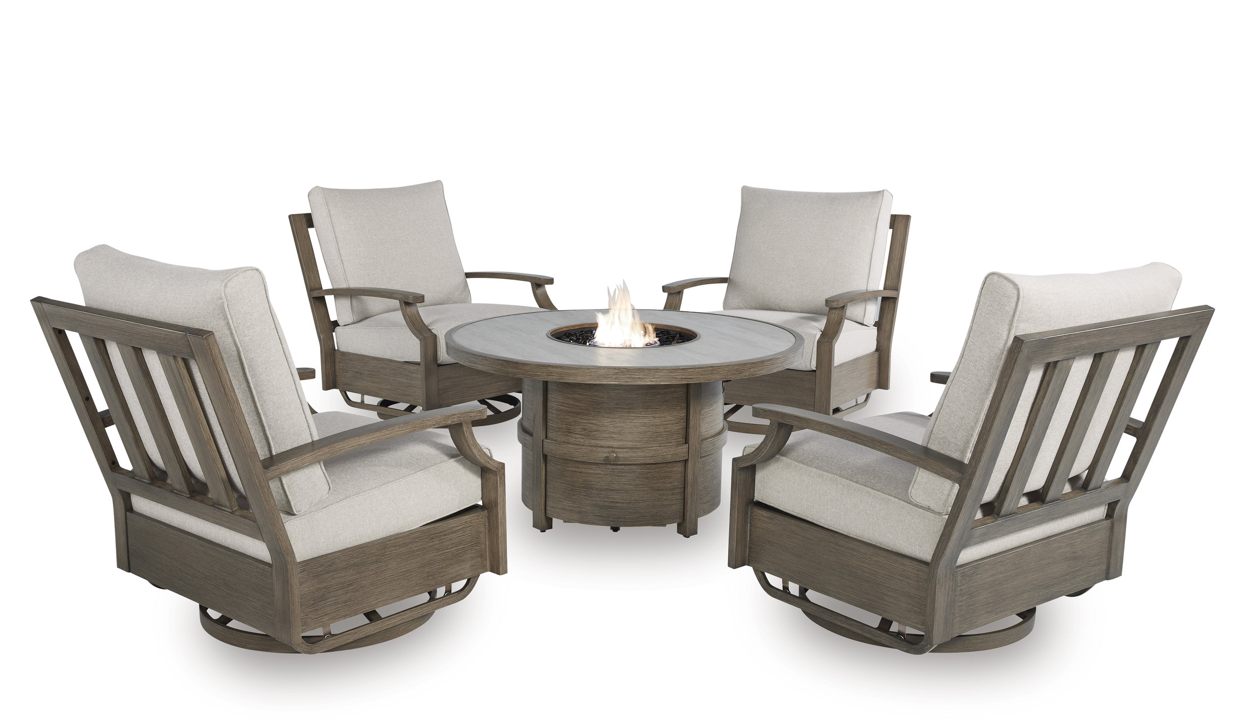 Rainier Ranch Aluminum/Polyester Patio Set