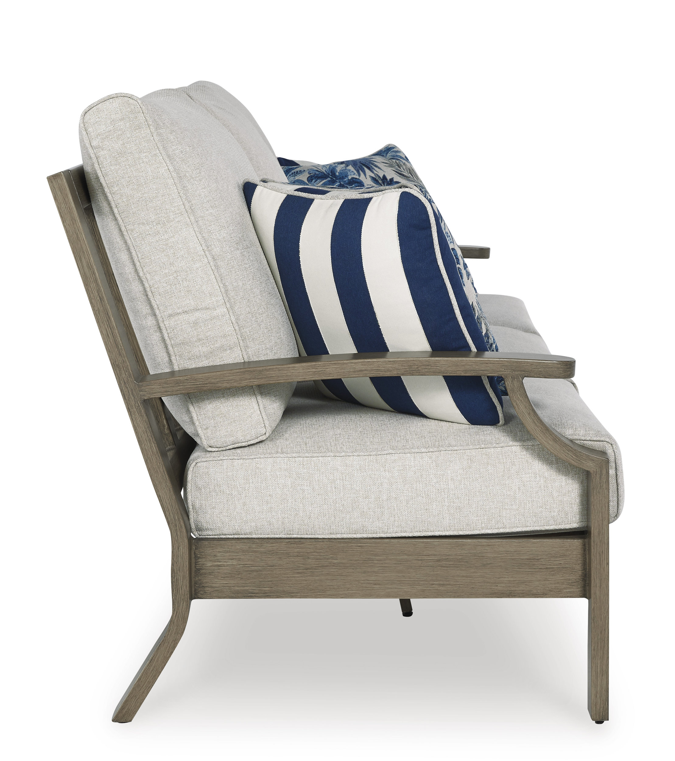 Rainier Ranch Aluminum/Polyester Sofa with Cushion
