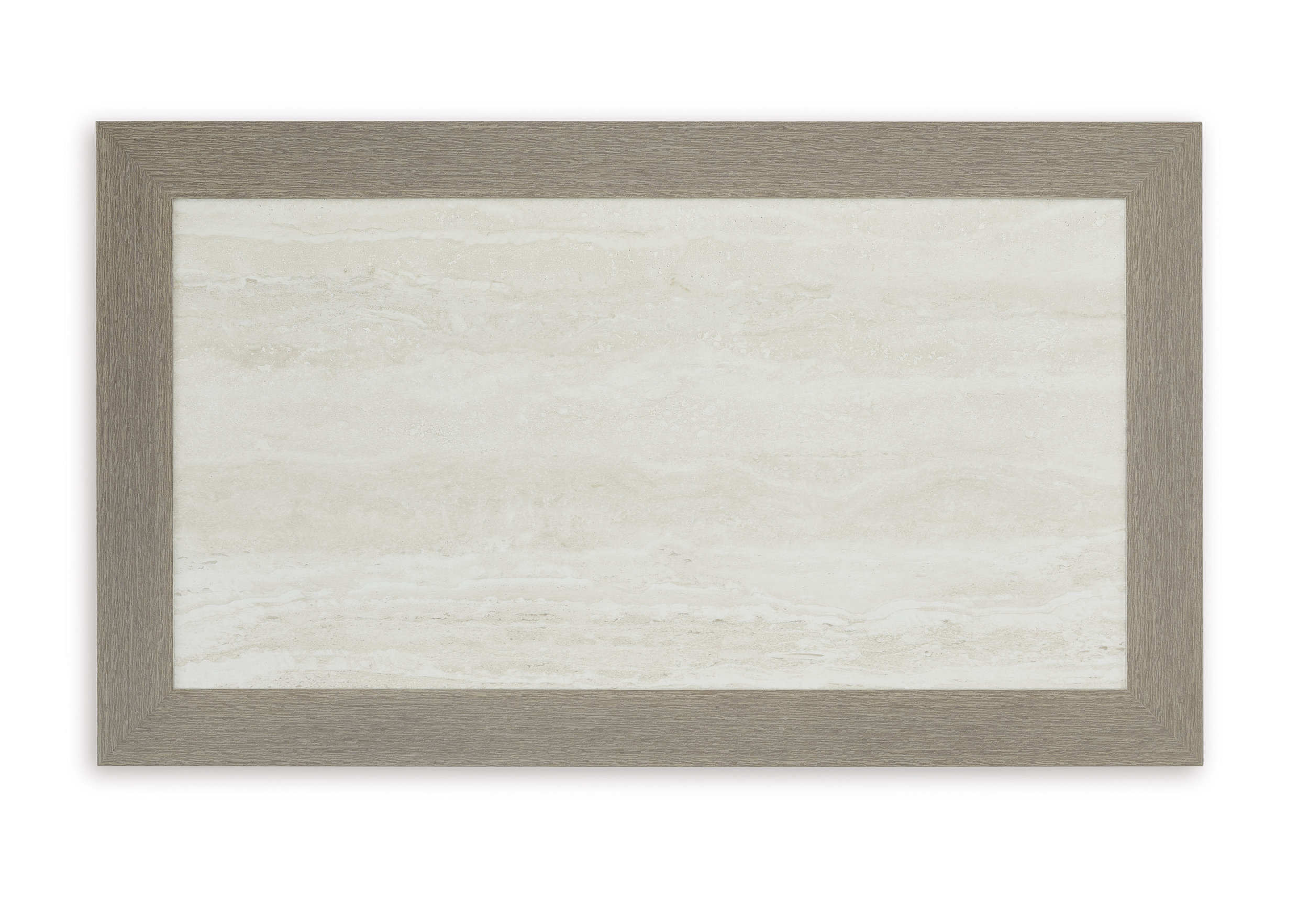 Kimpton Isle Rectangular Aluminum/Faux Stone Cocktail Table
