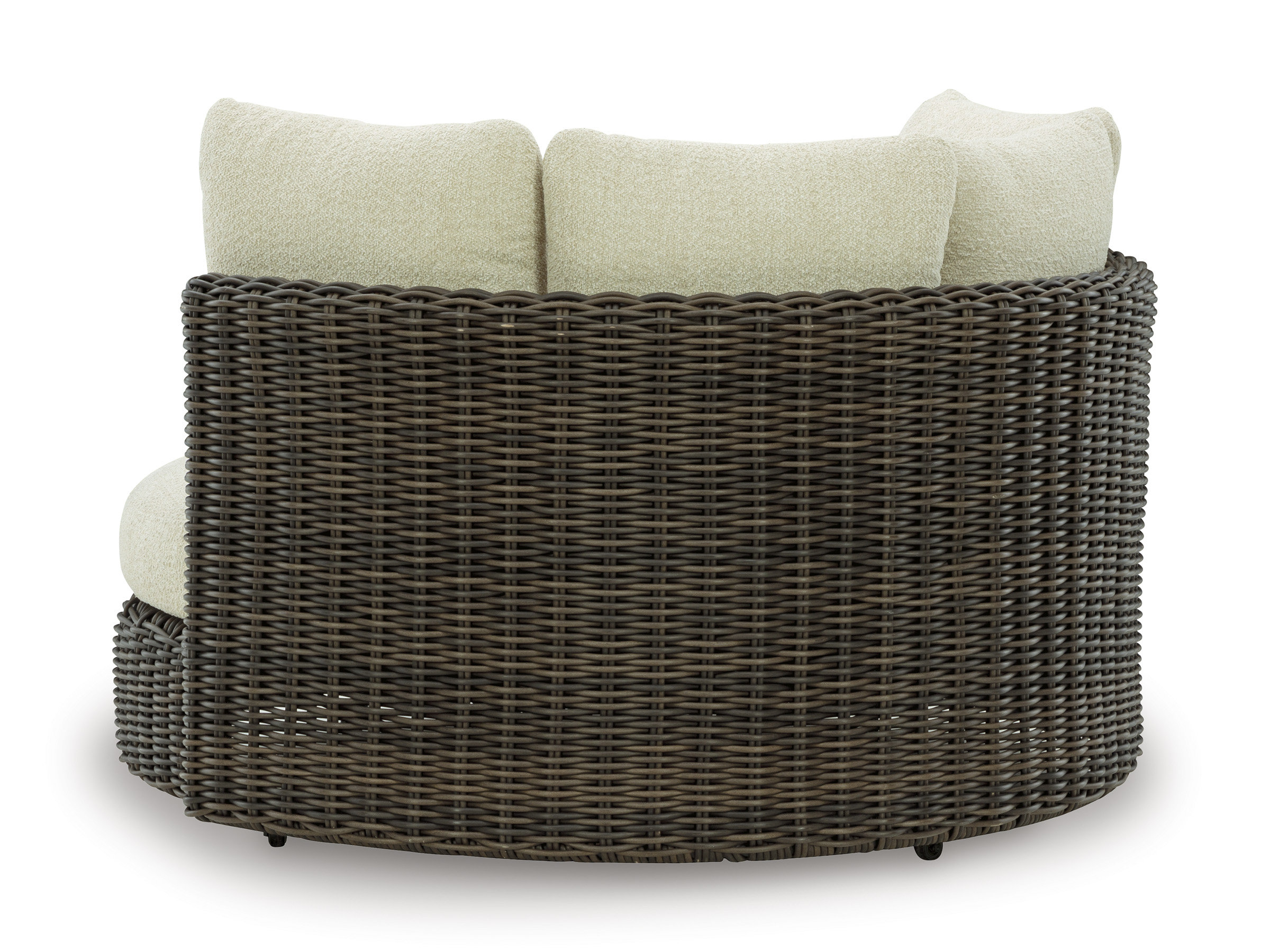 Kimora Resin Wicker/Aluminum Swivel Lounge Chair with Cushion