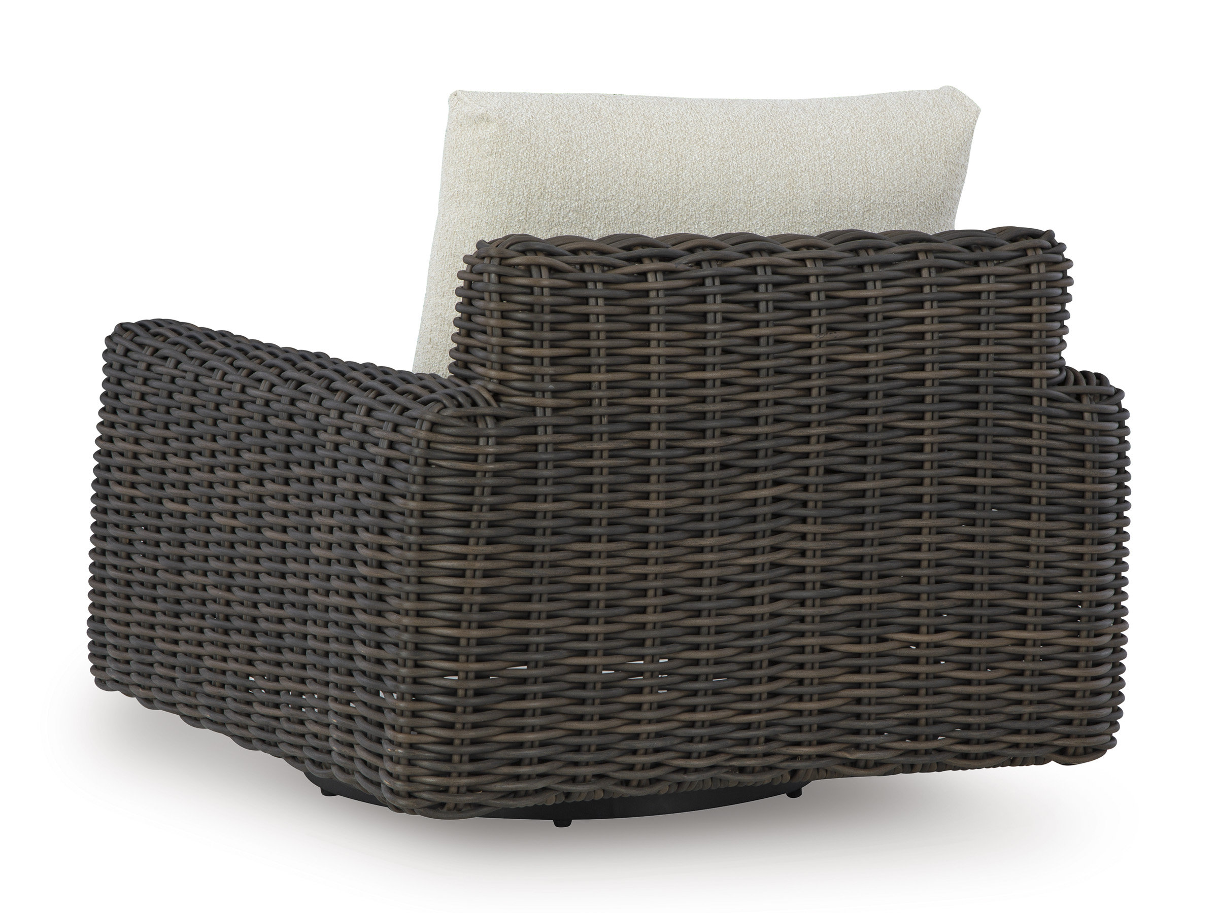 Kimora Resin Wicker/Aluminum Swivel Glider Lounge Chair with Cushion