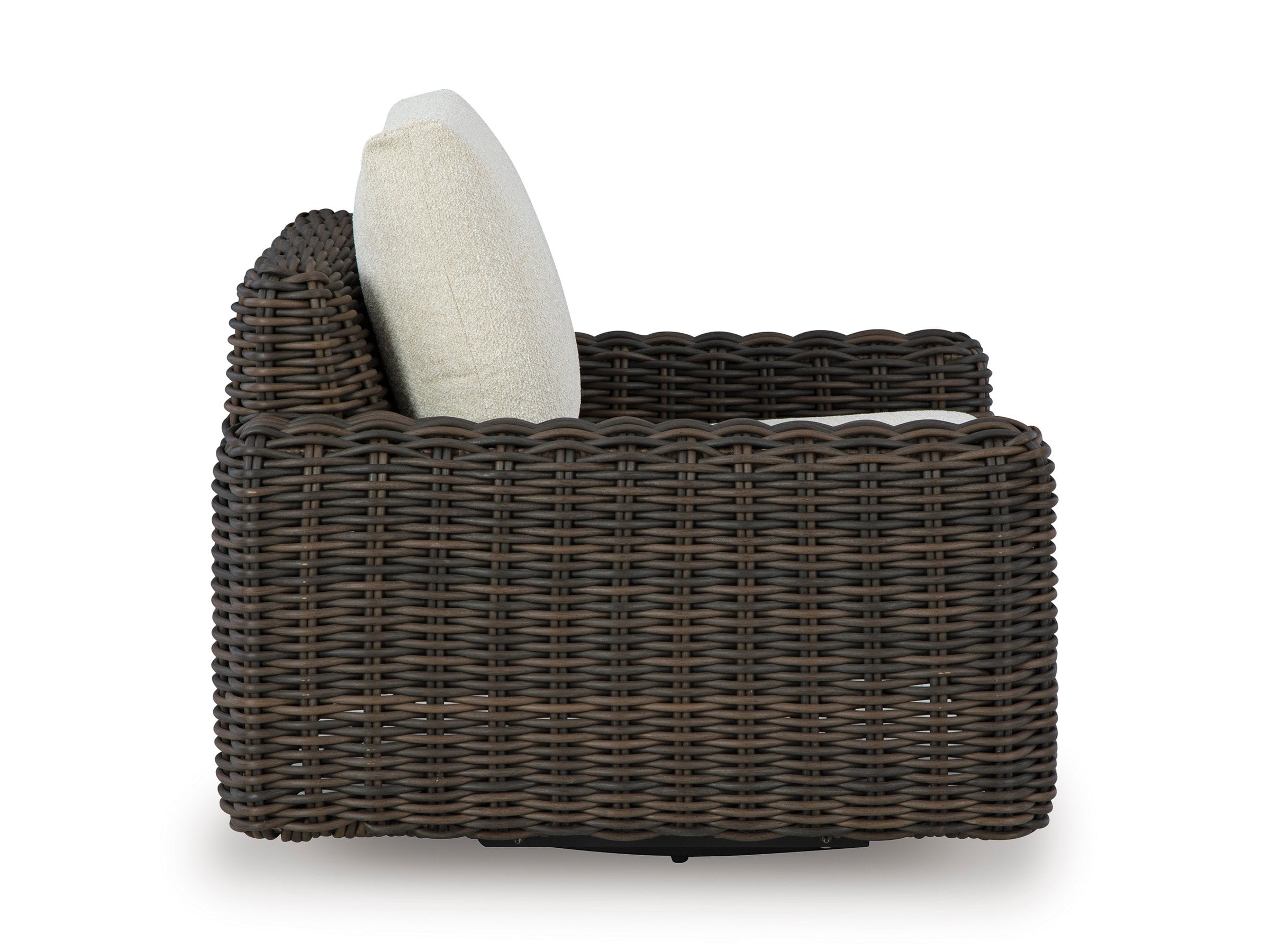 Kimora Resin Wicker/Aluminum Swivel Glider Lounge Chair with Cushion