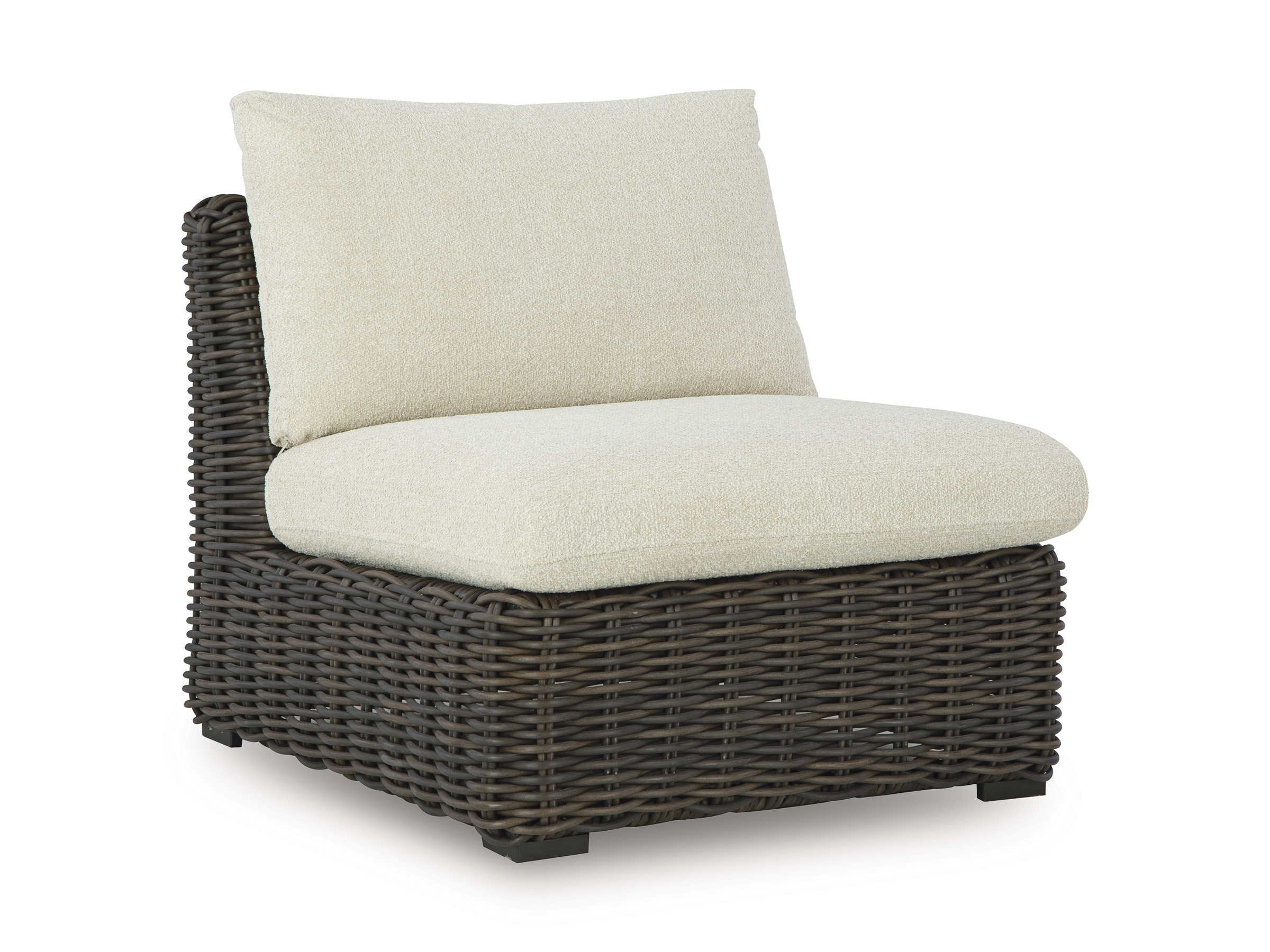 Kimora L-Shaped Resin Wicker/Aluminum 4-Piece Outdoor Sectional