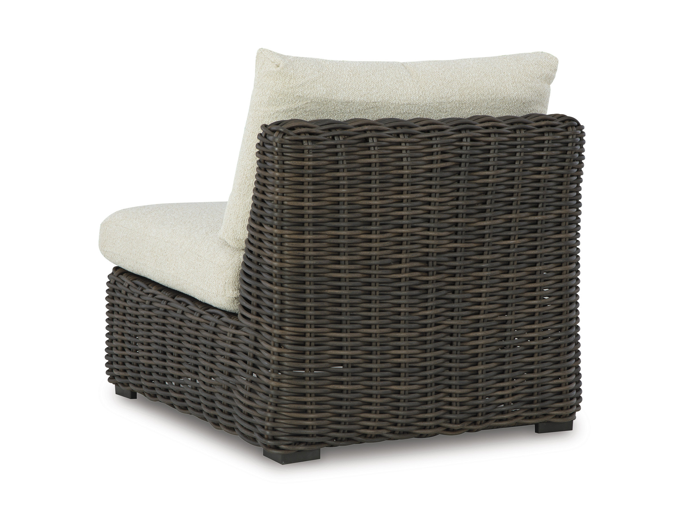 Kimora L-Shaped Resin Wicker/Aluminum 4-Piece Outdoor Sectional