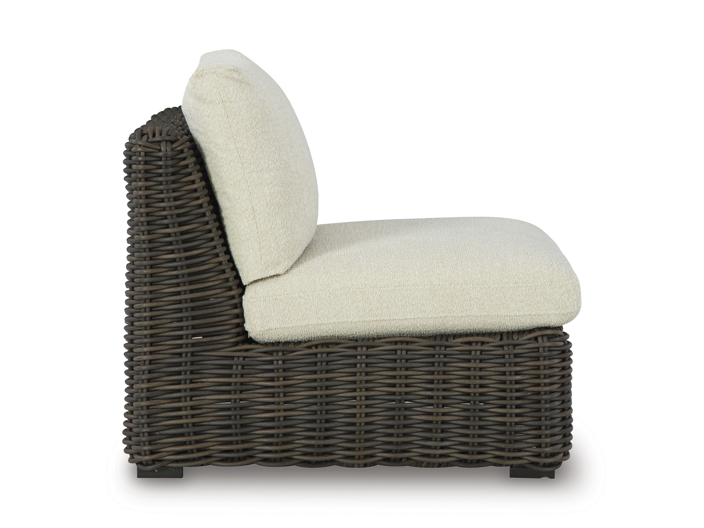 Kimora L-Shaped Resin Wicker/Aluminum 4-Piece Outdoor Sectional