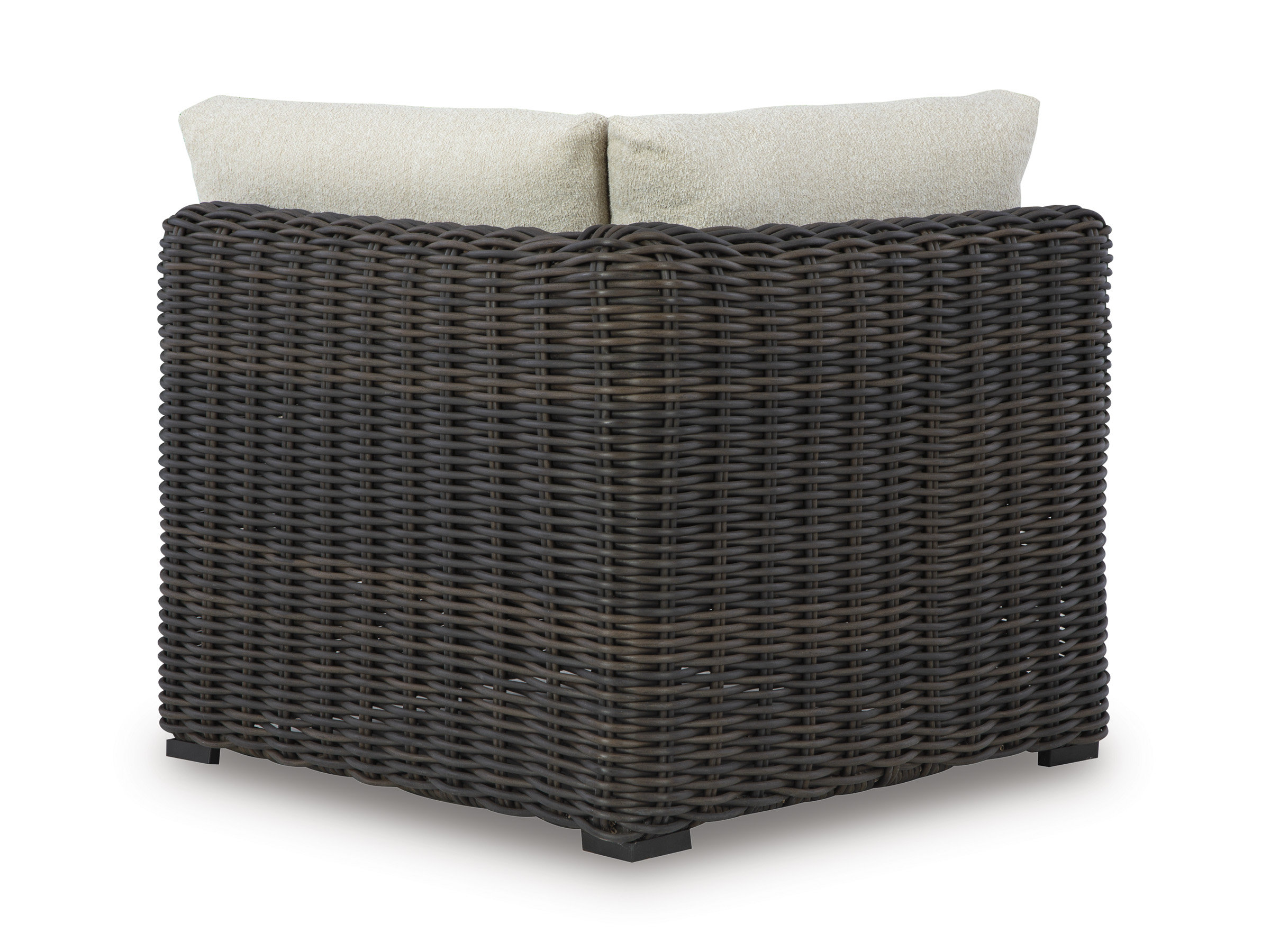 Kimora L-Shaped Resin Wicker/Aluminum 4-Piece Outdoor Sectional