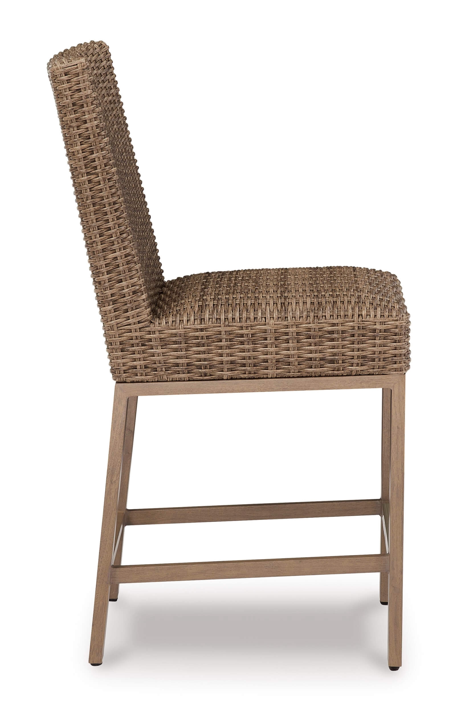 Walton Bridge Outdoor Resin Wicker Barstool