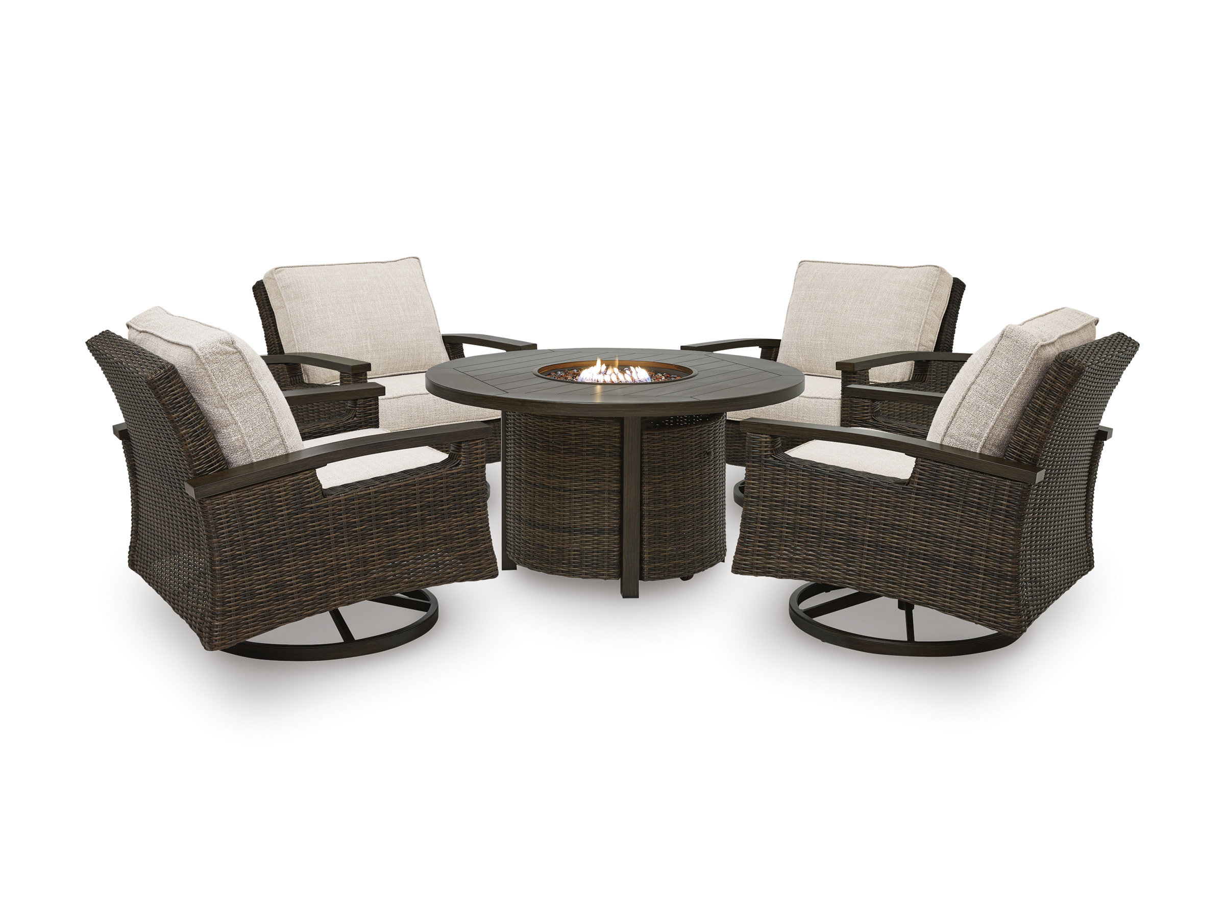 Monterey Point Resin Wicker/Aluminum Patio Set