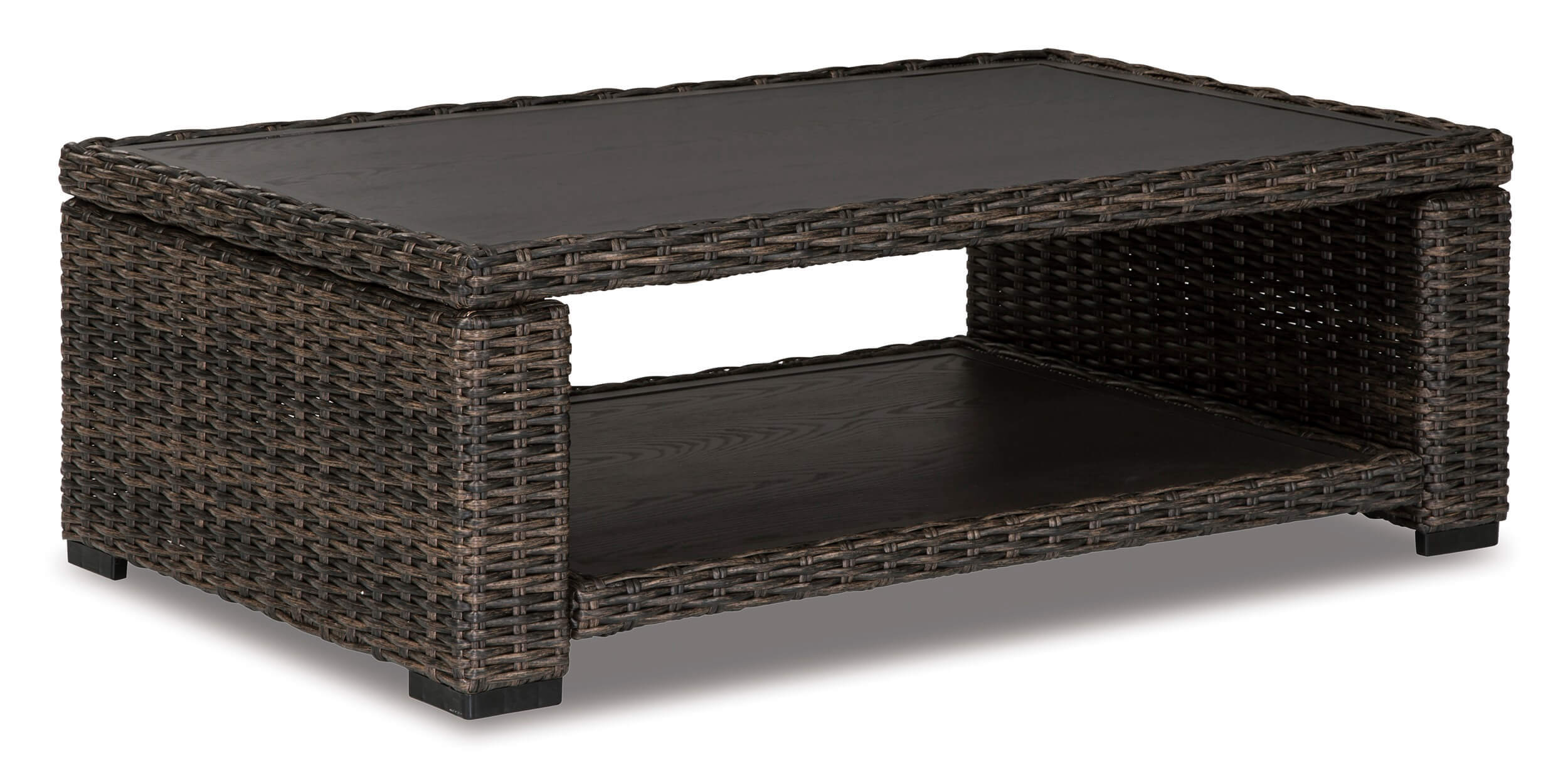 Grasson Lane Outdoor Nuvella Fabric/Resin Wicker Patio Set