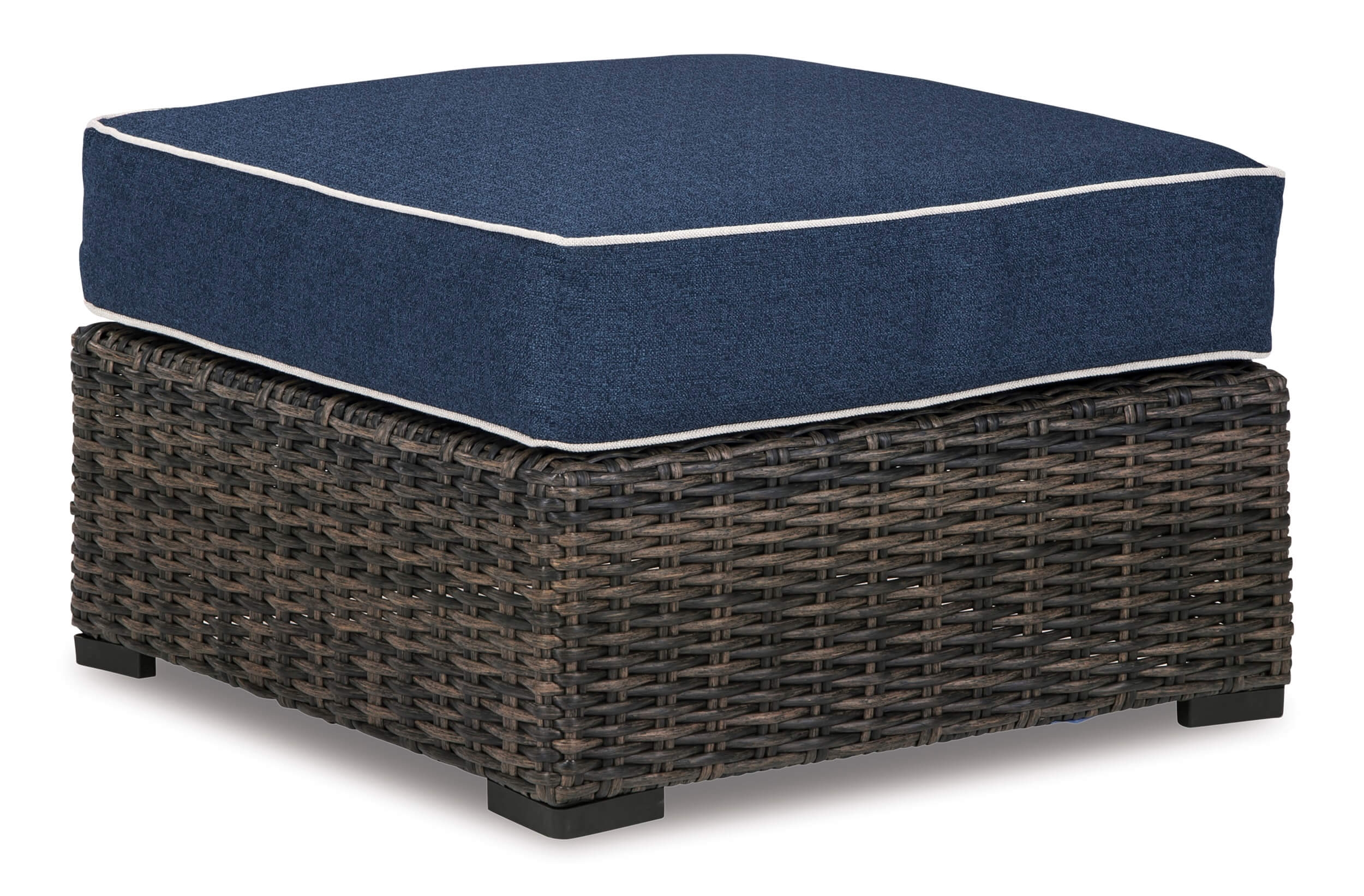 Grasson Lane Outdoor Nuvella Fabric/Resin Wicker Patio Set