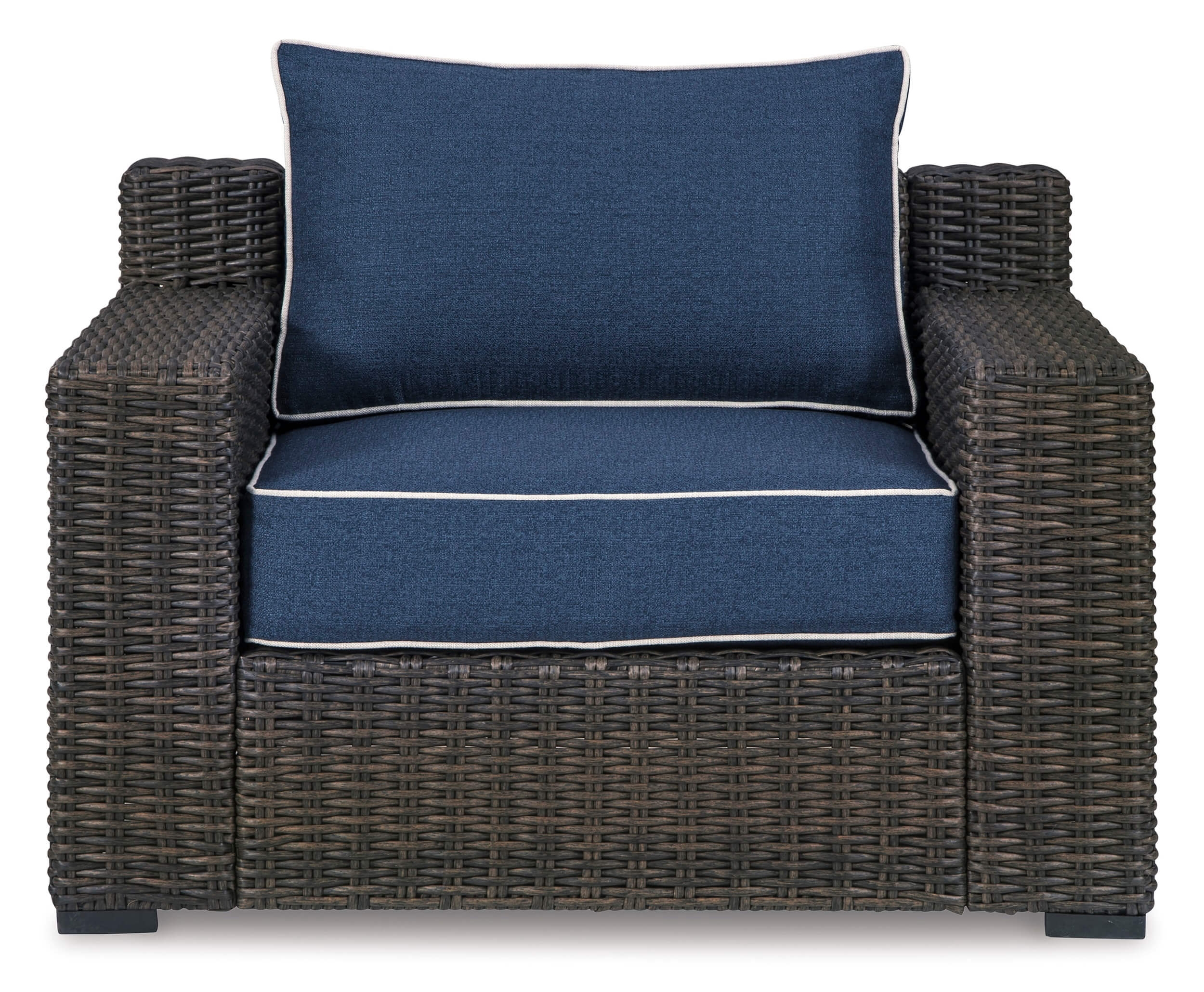 Grasson Lane Outdoor Nuvella Fabric/Resin Wicker Patio Set
