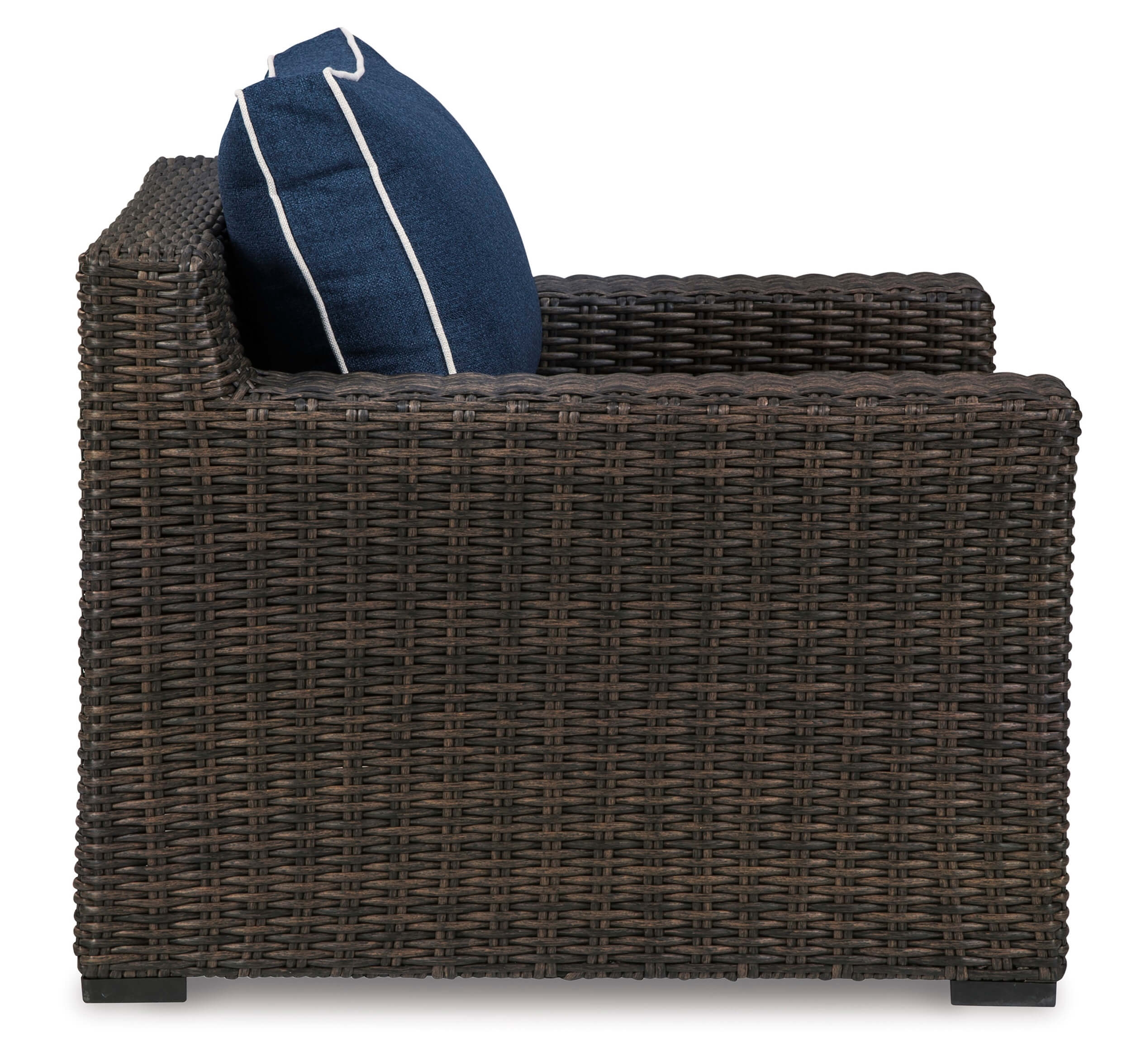 Grasson Lane Outdoor Nuvella Fabric/Resin Wicker Patio Set