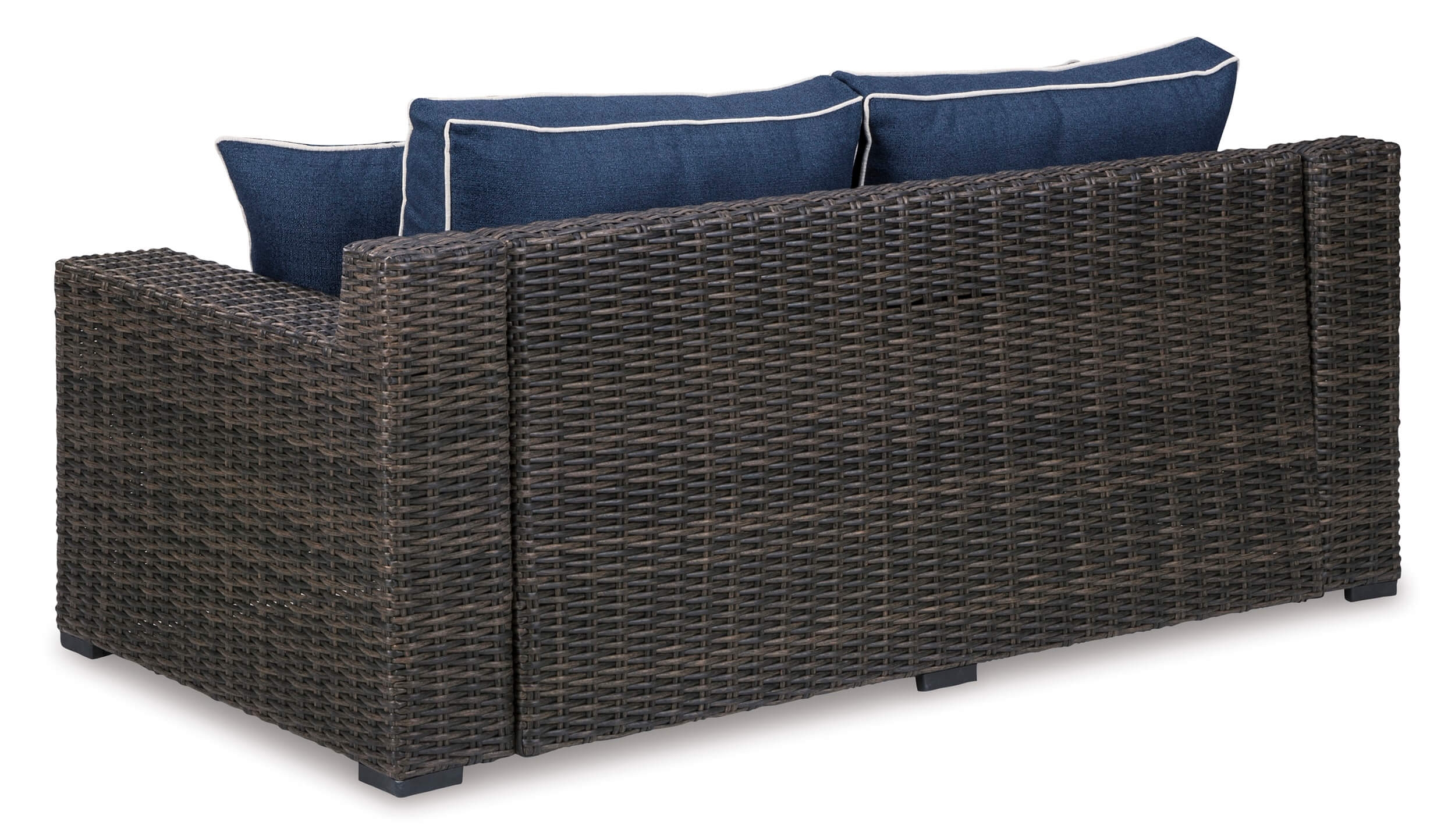 Grasson Lane Outdoor Nuvella Fabric/Resin Wicker Patio Set