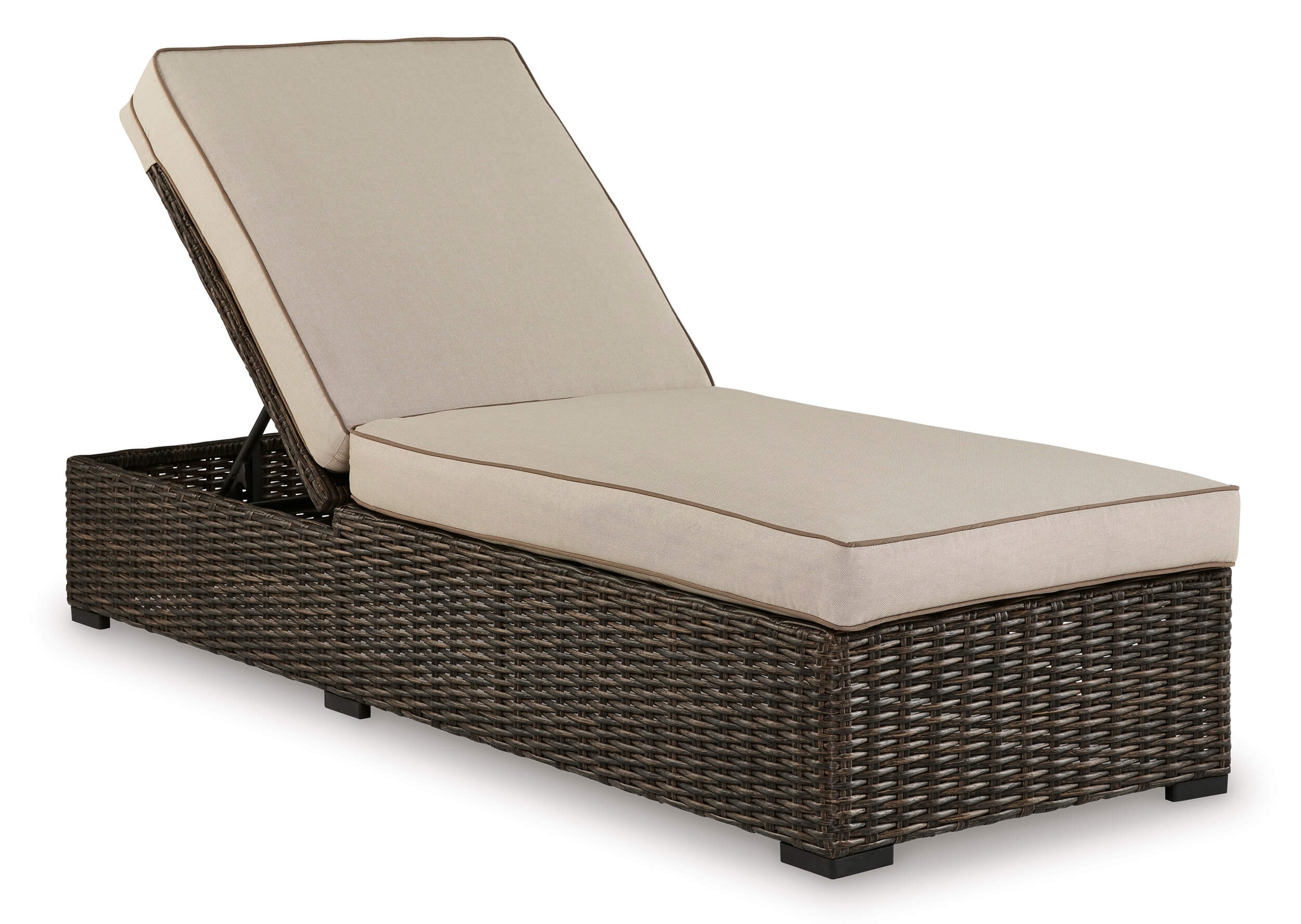 Coastline Bay Outdoor Nuvella Fabric/Resin Wicker Set w/Pillows