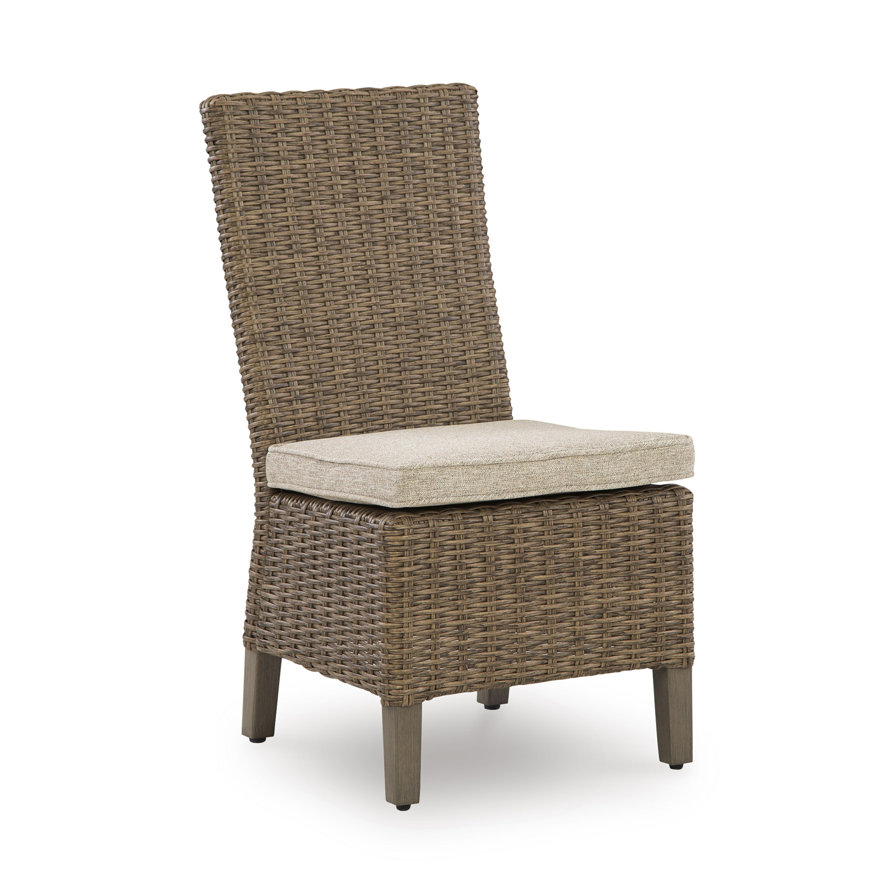 Laguna Heights Wicker/Aluminum Side Chair with Cushion
