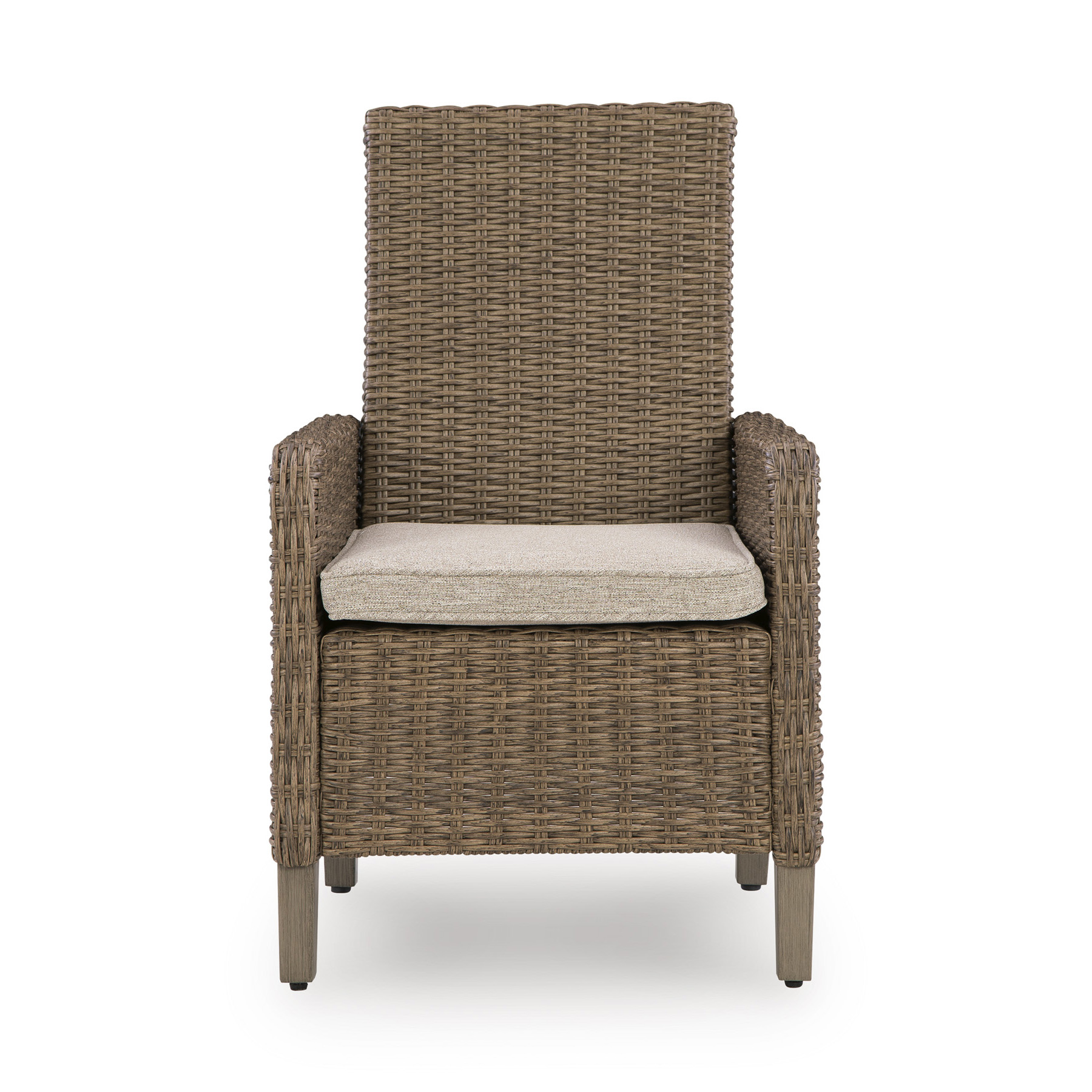 Laguna Heights Wicker/Aluminum Armchair with Cushion