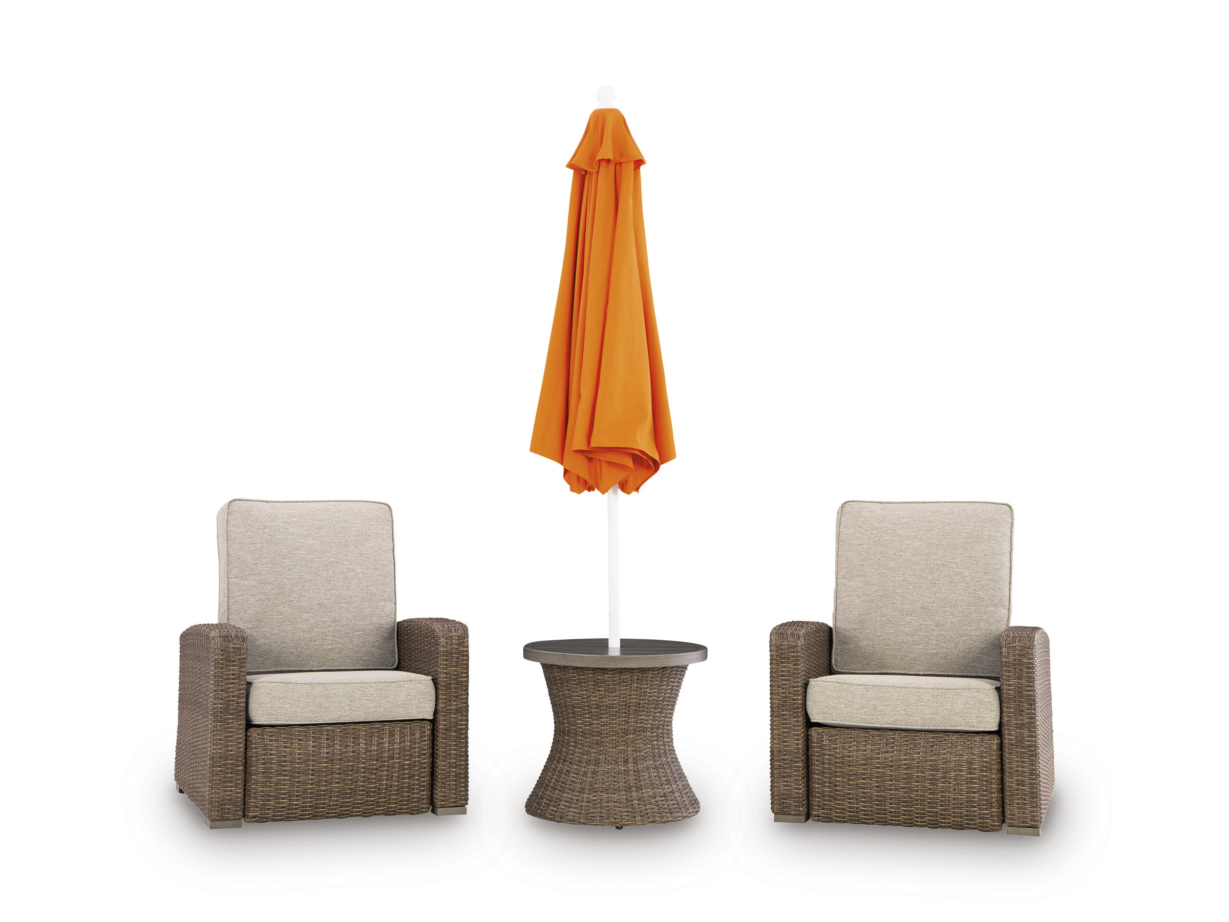 Laguna Heights Resin Wicker/Aluminum Recliner with Cushion