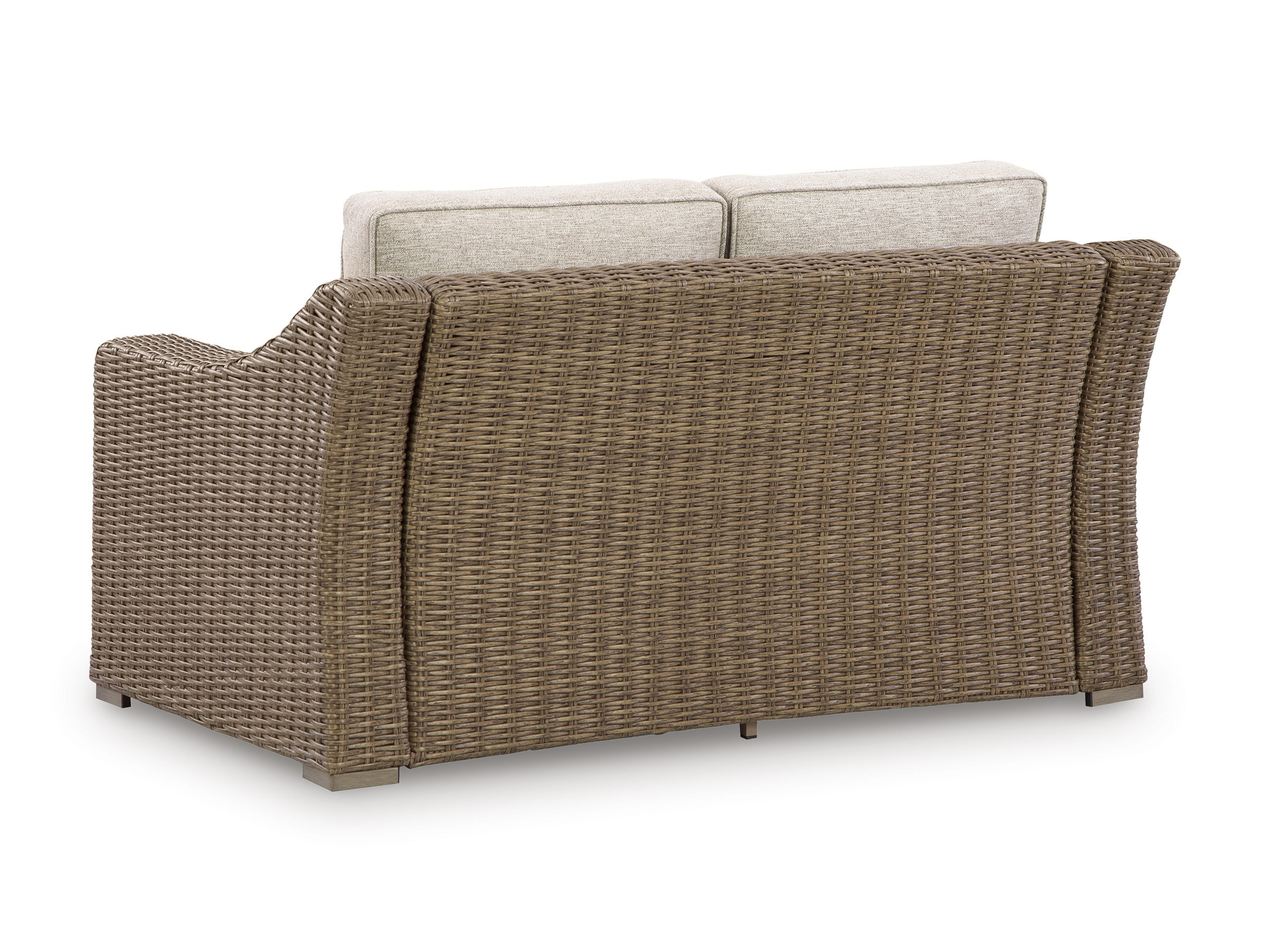 Laguna Heights Resin Wicker/Aluminum Loveseat with Cushion