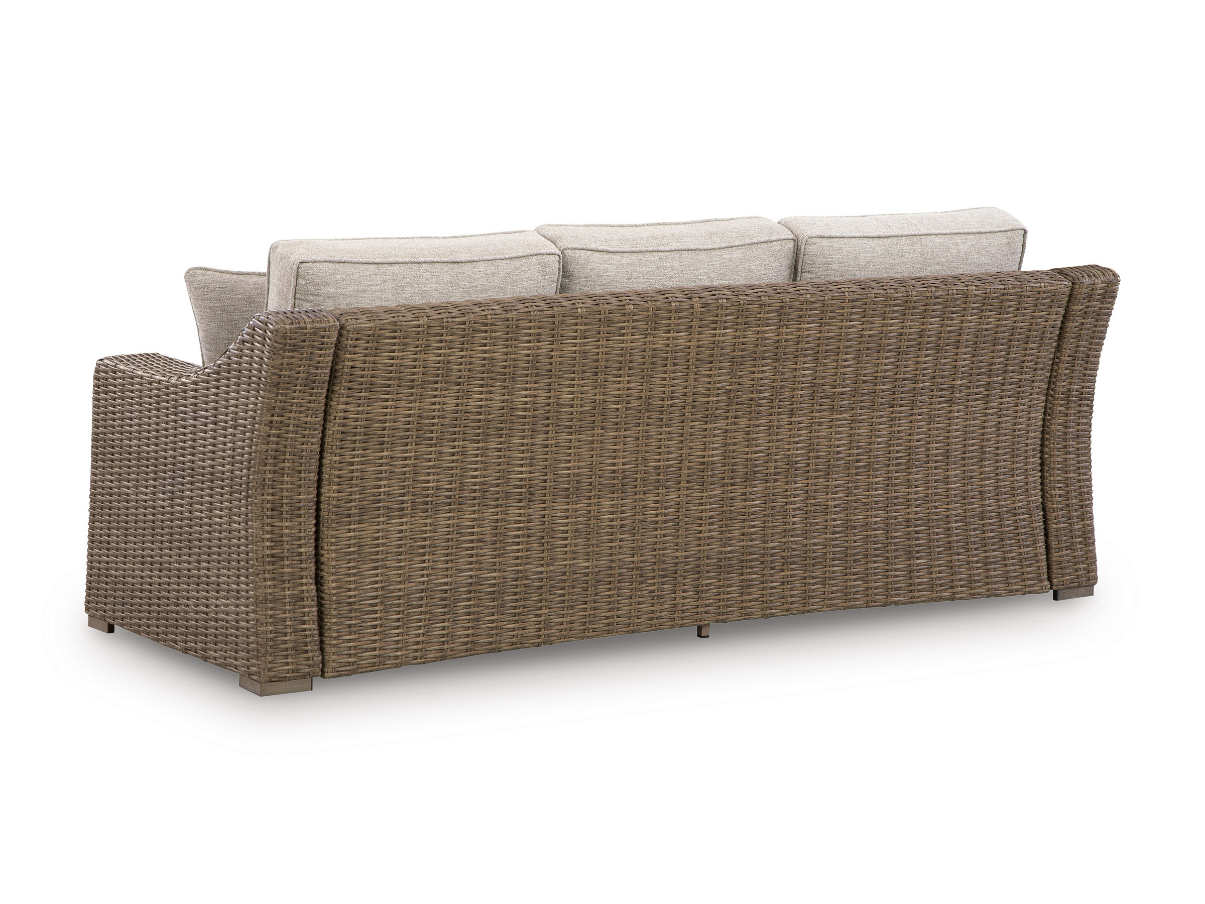 Laguna Heights Resin Wicker/Aluminum Sofa with Cushion