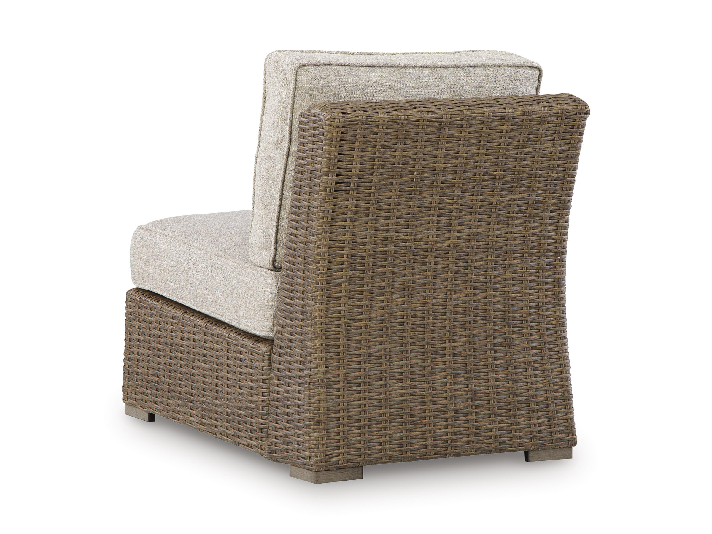 Laguna Heights L-Shaped Resin Wicker/Aluminum 4-Piece Outdoor Sectional