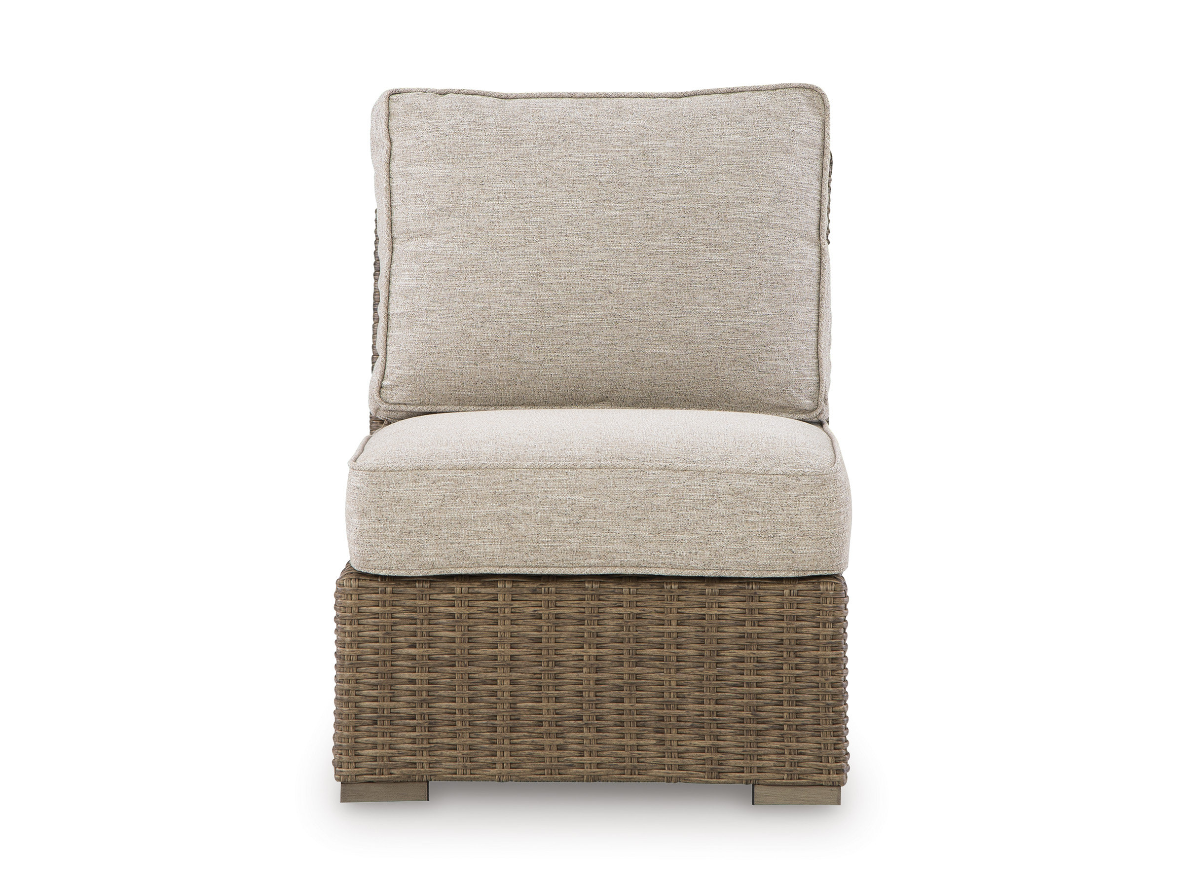 Laguna Heights L-Shaped Resin Wicker/Aluminum 4-Piece Outdoor Sectional