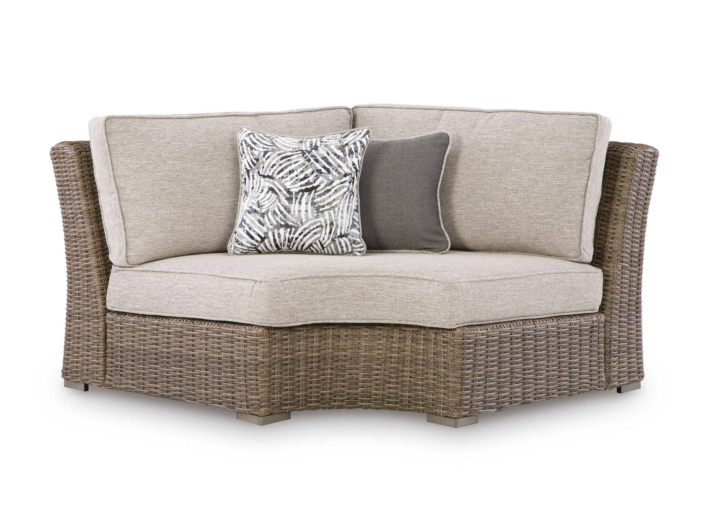 Laguna Heights L-Shaped Resin Wicker/Aluminum 3-Piece Outdoor Sectional