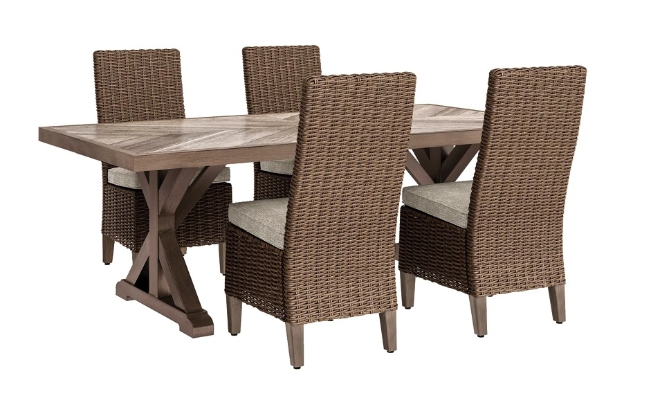 Beachcroft Outdoor Resin Wicker Patio Set