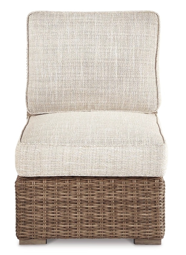 Beachcroft Outdoor Nuvella Fabric Armless Chair