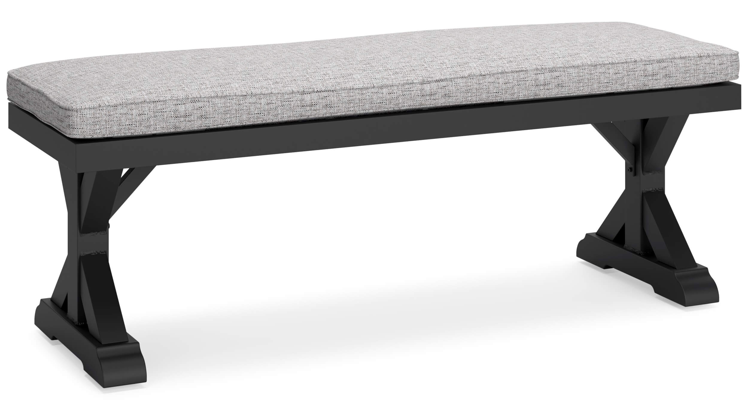 Beachcroft Outdoor Nuvella Fabric Bench