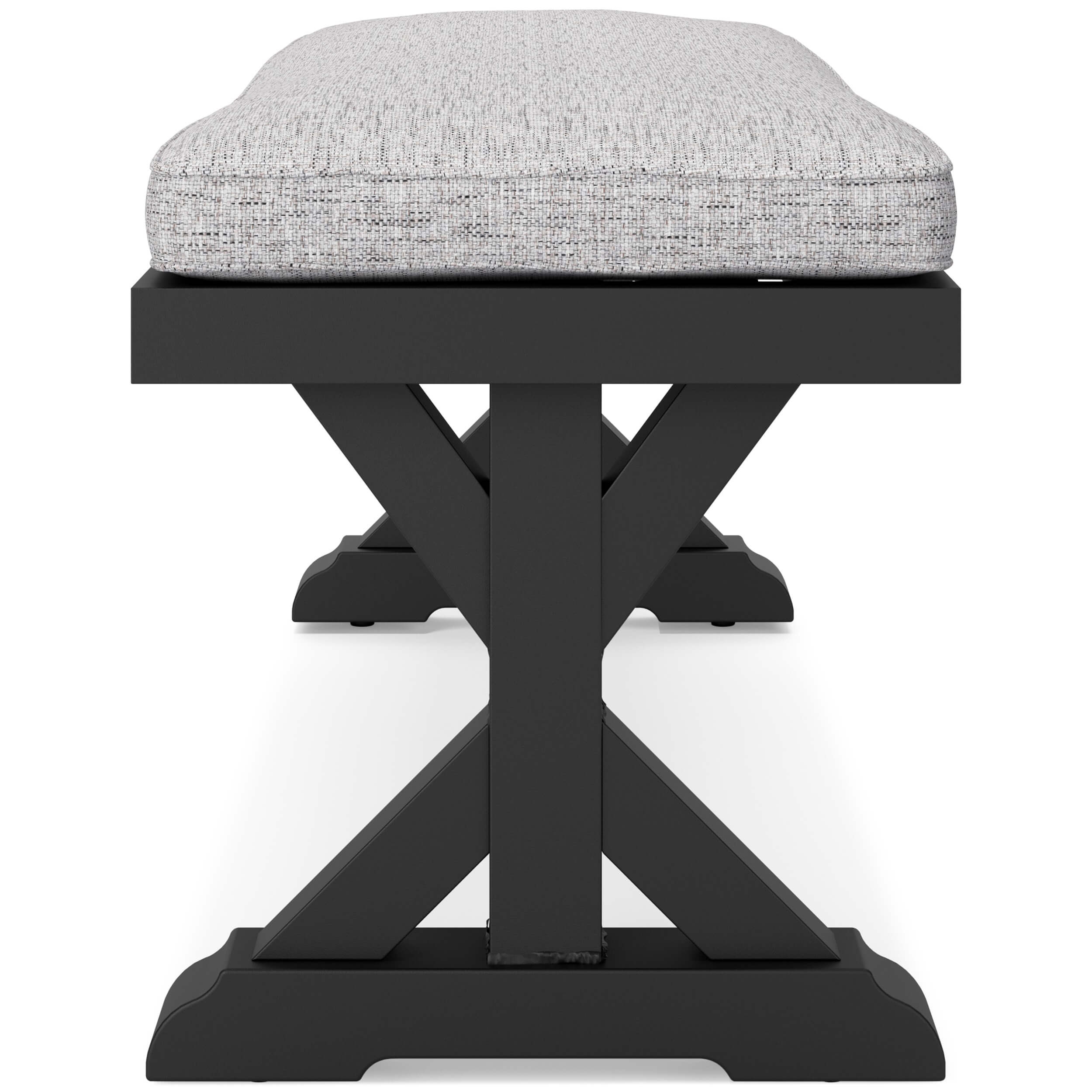 Beachcroft Outdoor Nuvella Fabric Bench