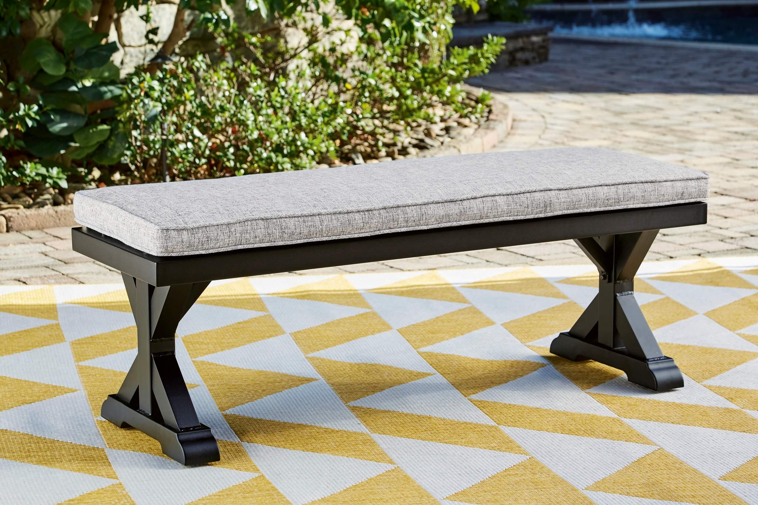 Beachcroft Outdoor Nuvella Fabric/Resin Wicker Patio Dining Set