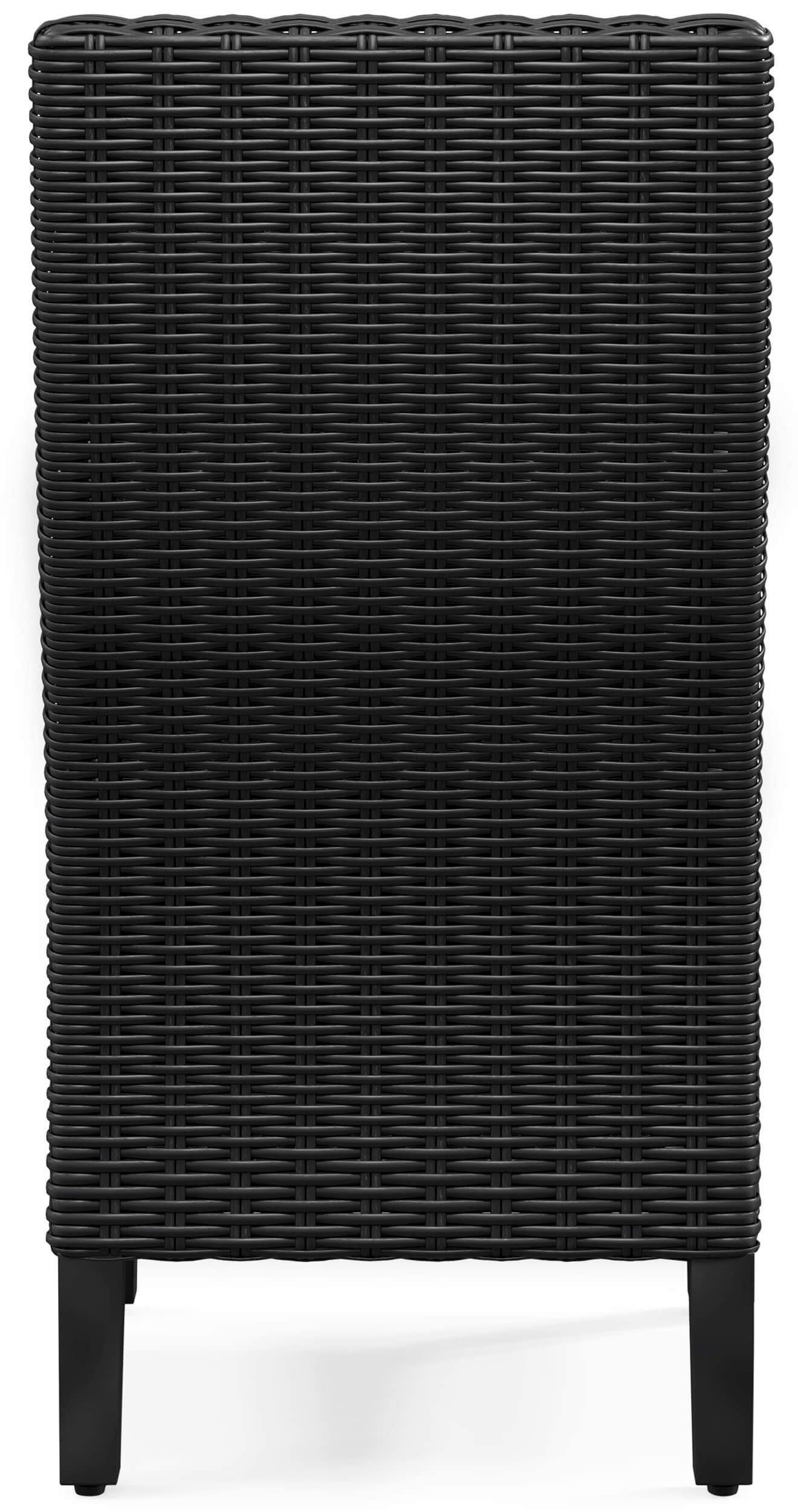 Beachcroft Outdoor Nuvella Fabric/Resin Wicker Side Chair