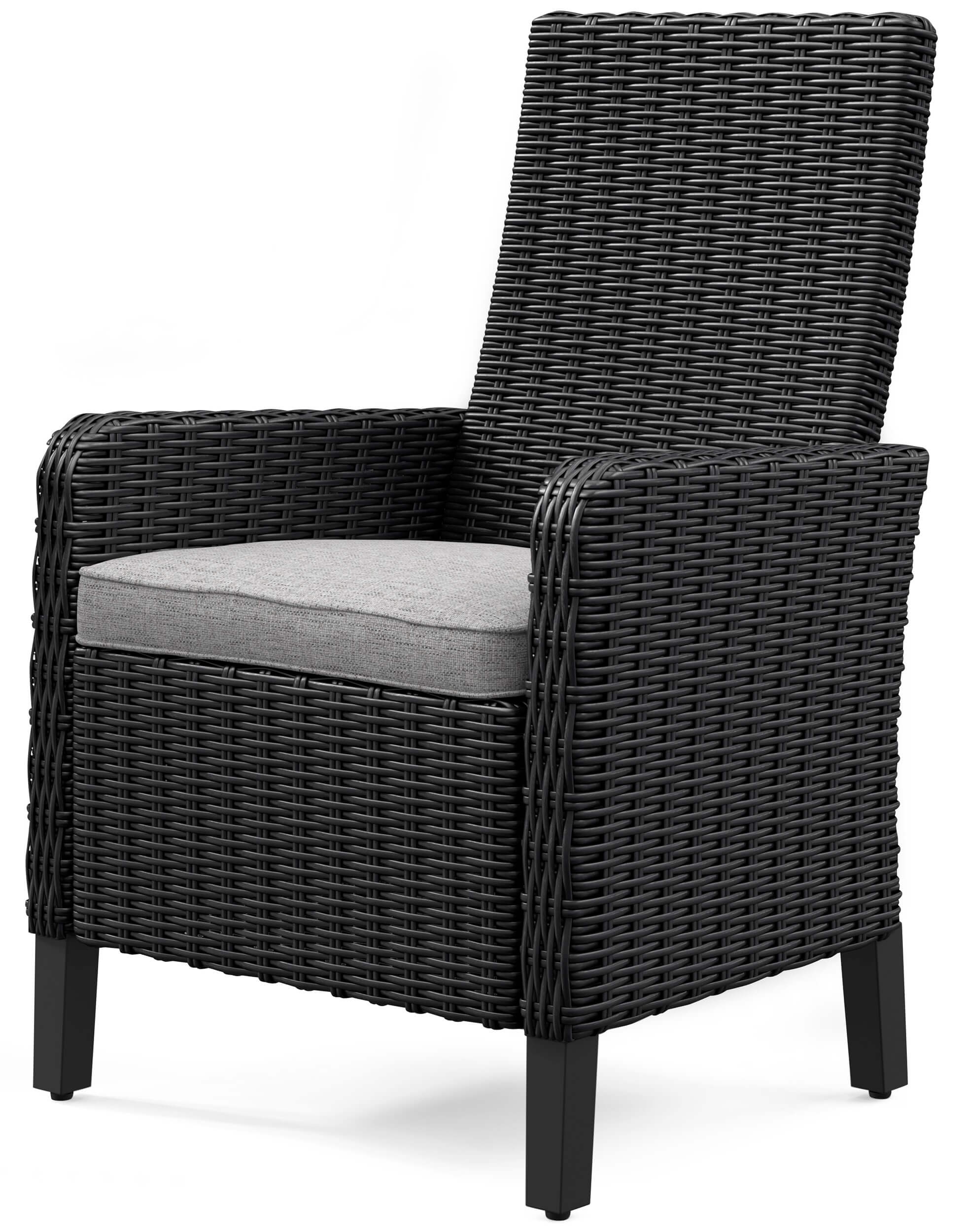 Beachcroft Outdoor Nuvella Fabric/Resin Wicker Patio Dining Set