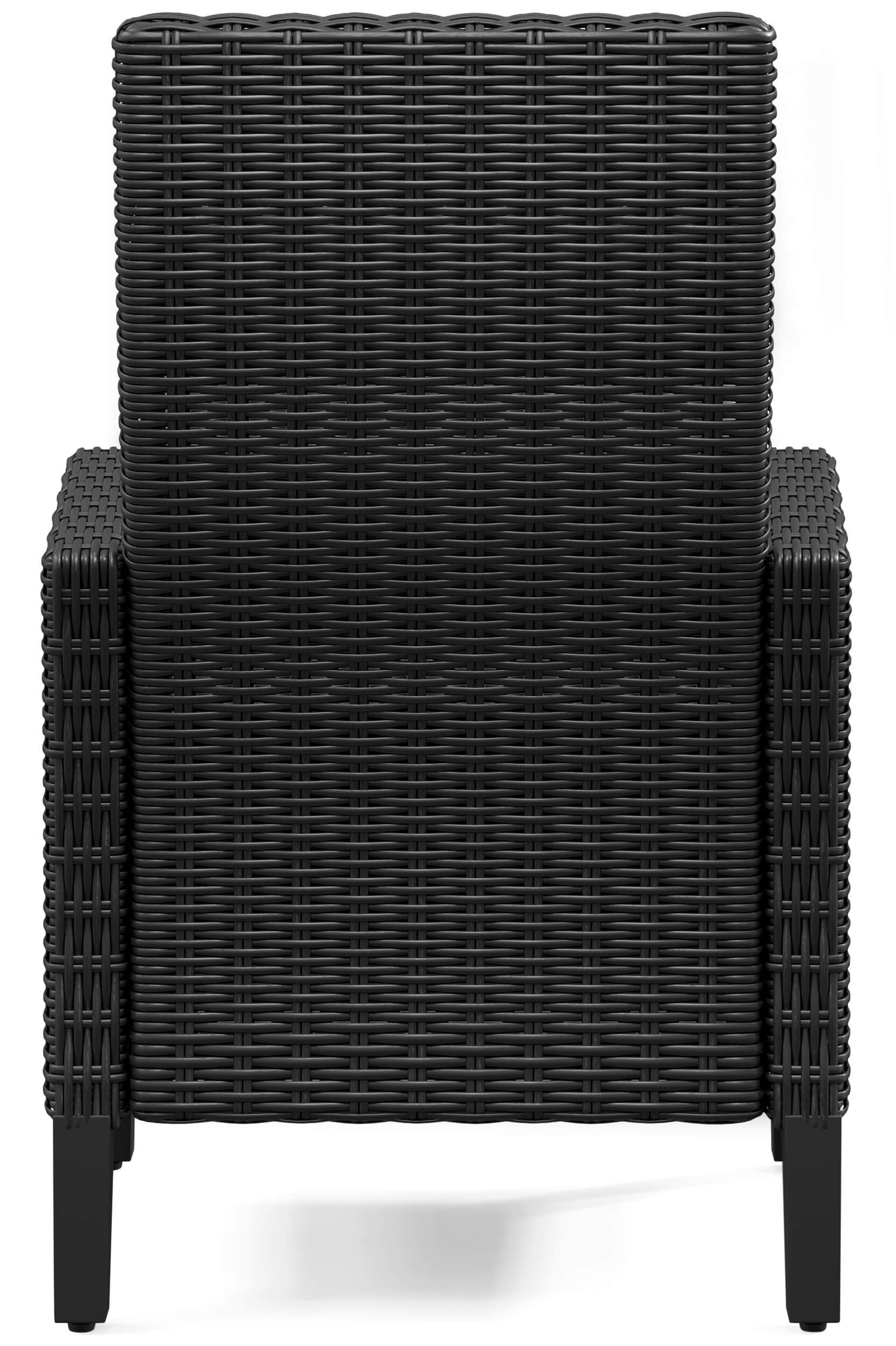 Beachcroft Outdoor Nuvella Fabric/Resin Wicker Patio Dining Set