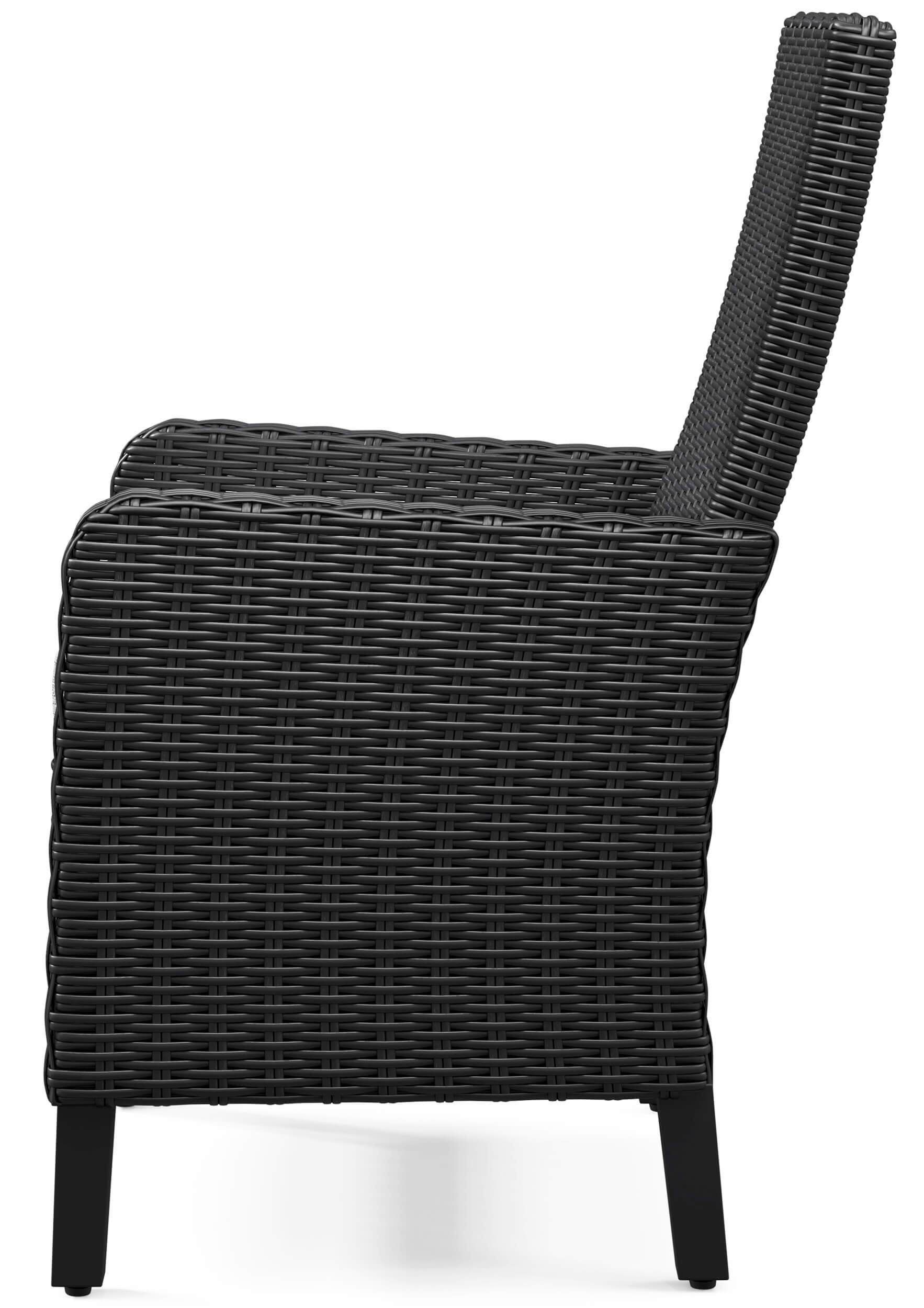 Beachcroft Outdoor Nuvella Fabric/Resin Wicker Arm Chair