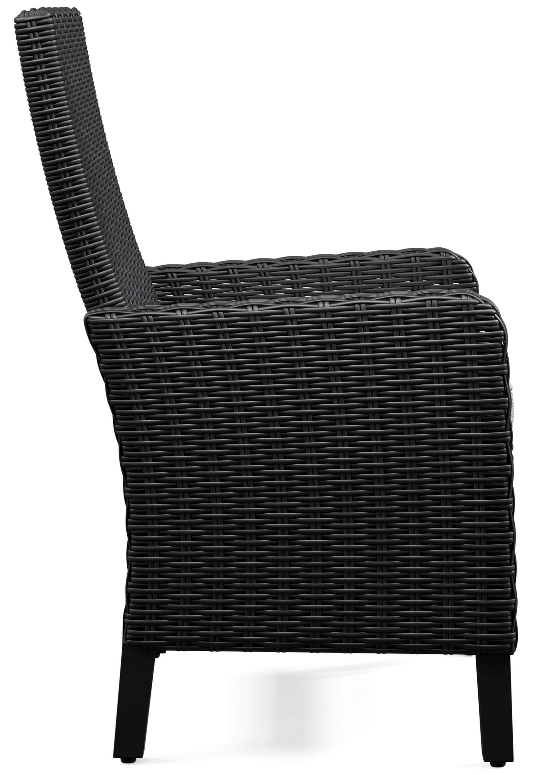 Beachcroft Outdoor Nuvella Fabric/Resin Wicker Arm Chair