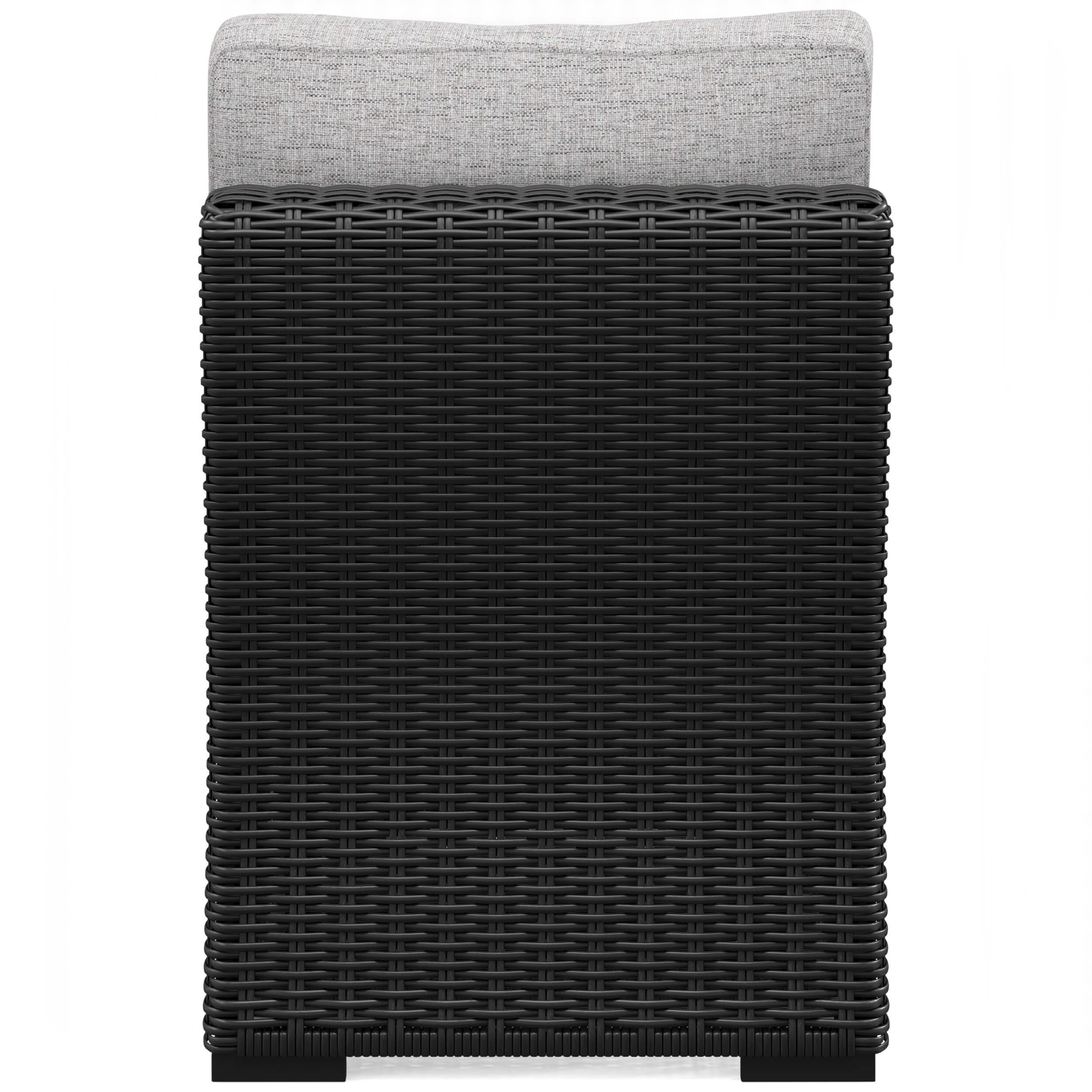 Beachcroft Outdoor Nuvella Fabric/Resin Wicker Armless Chair