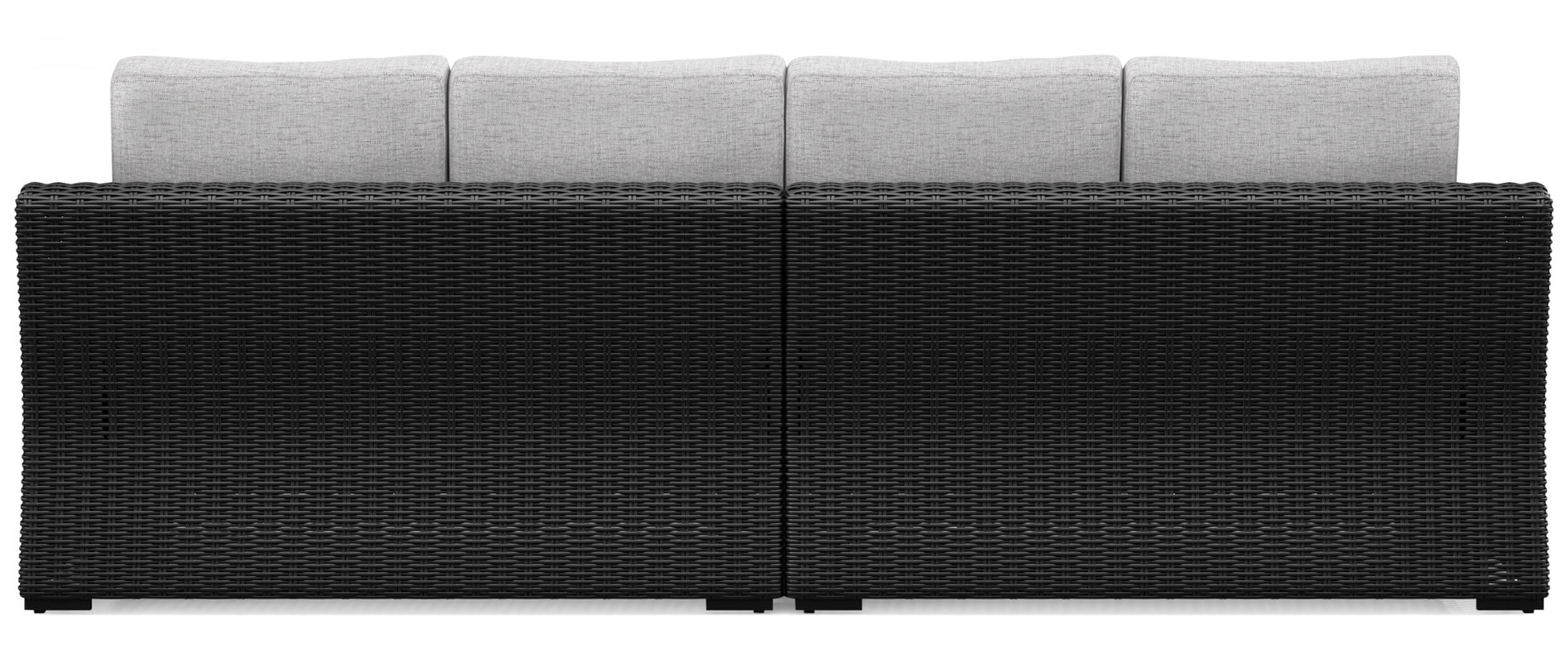 Beachcroft Outdoor Nuvella Fabric/Resin Wicker Patio Seating Set