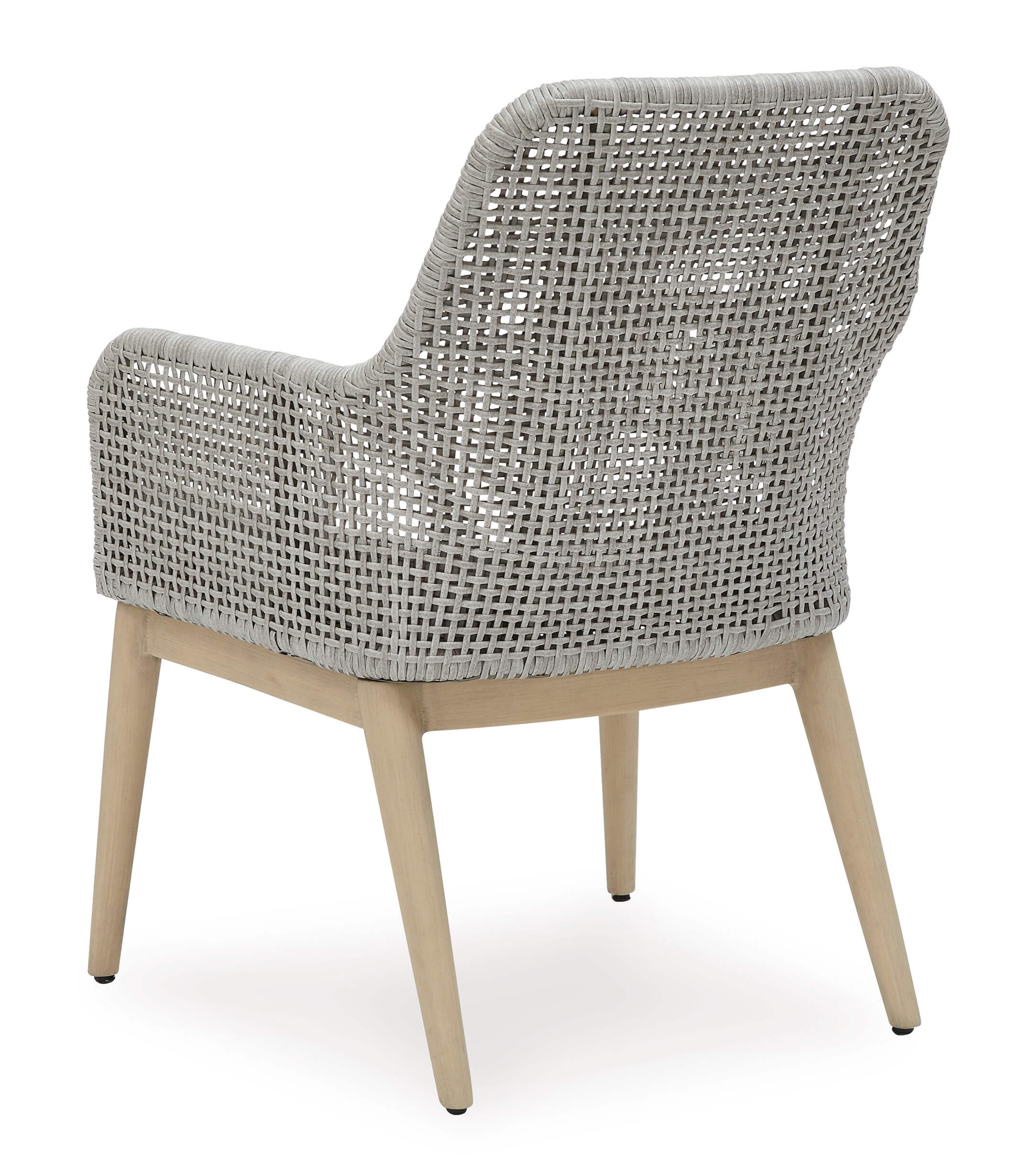Seton Creek Outdoor Nuvella Fabric/Resin Wicker Arm Chair, Set of 2