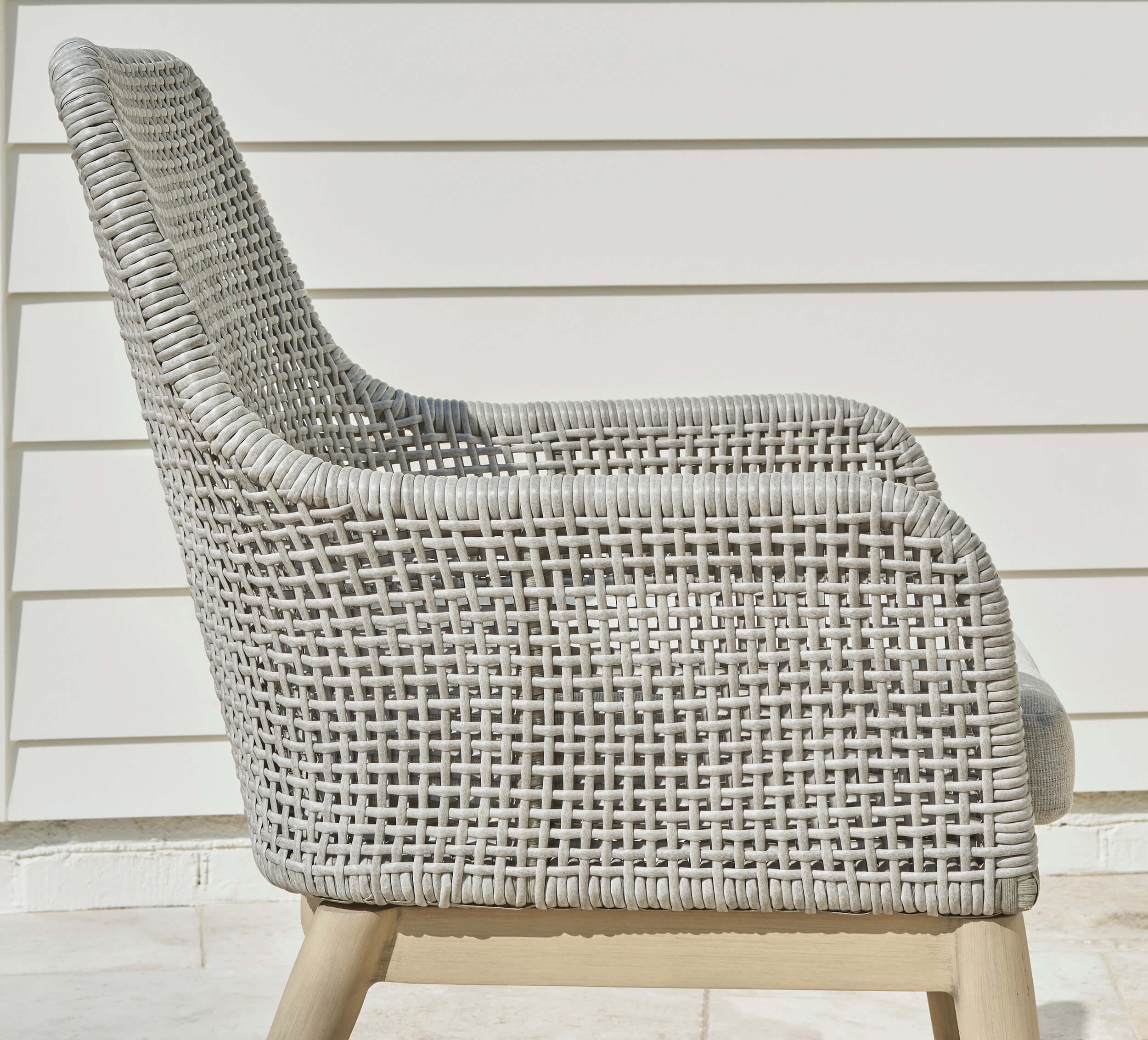Seton Creek Outdoor Nuvella Fabric/Resin Wicker Set w/Pillows